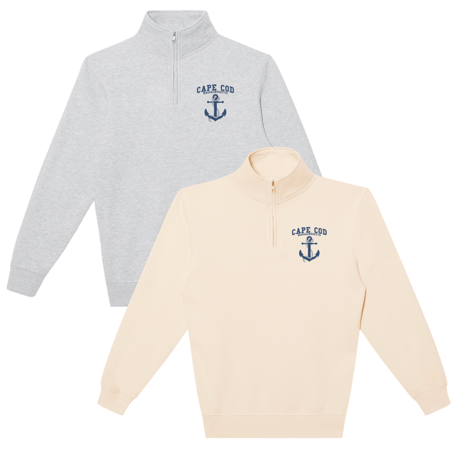 Cape Cod Clothing Company Cape Cod Anchor Soft Fleece Quarter Zip