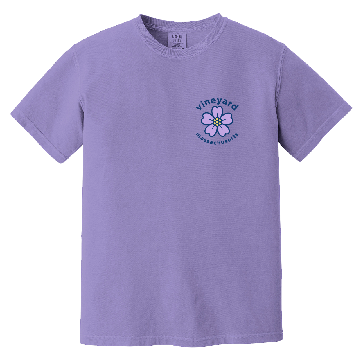 Martha's Vineyard Sea Lavender Comfort Colors T-Shirt - Violet
