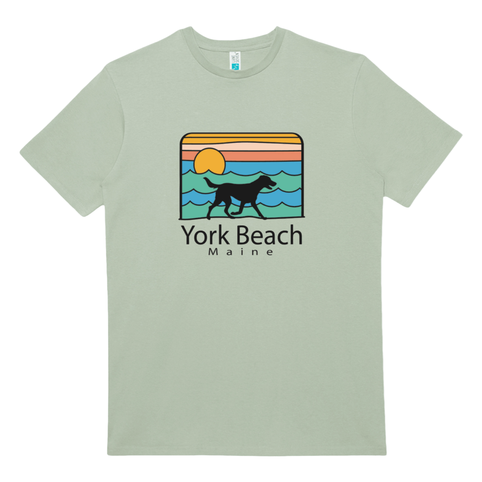 Cape Cod Clothing Company York Beach Summer Dog Heavy Cotton T-Shirt