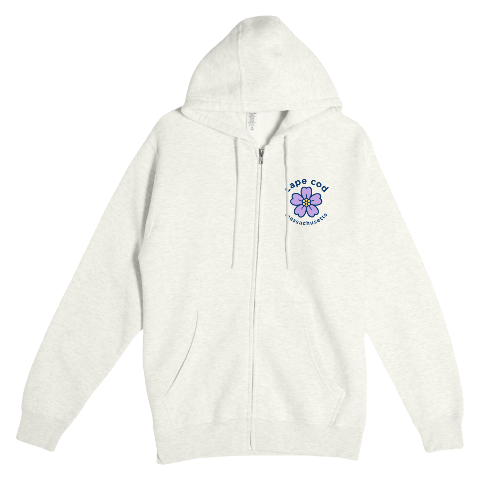 Cape Cod Clothing Company Cape Cod Sea Lavender Soft Fleece Full Zip Hoodie