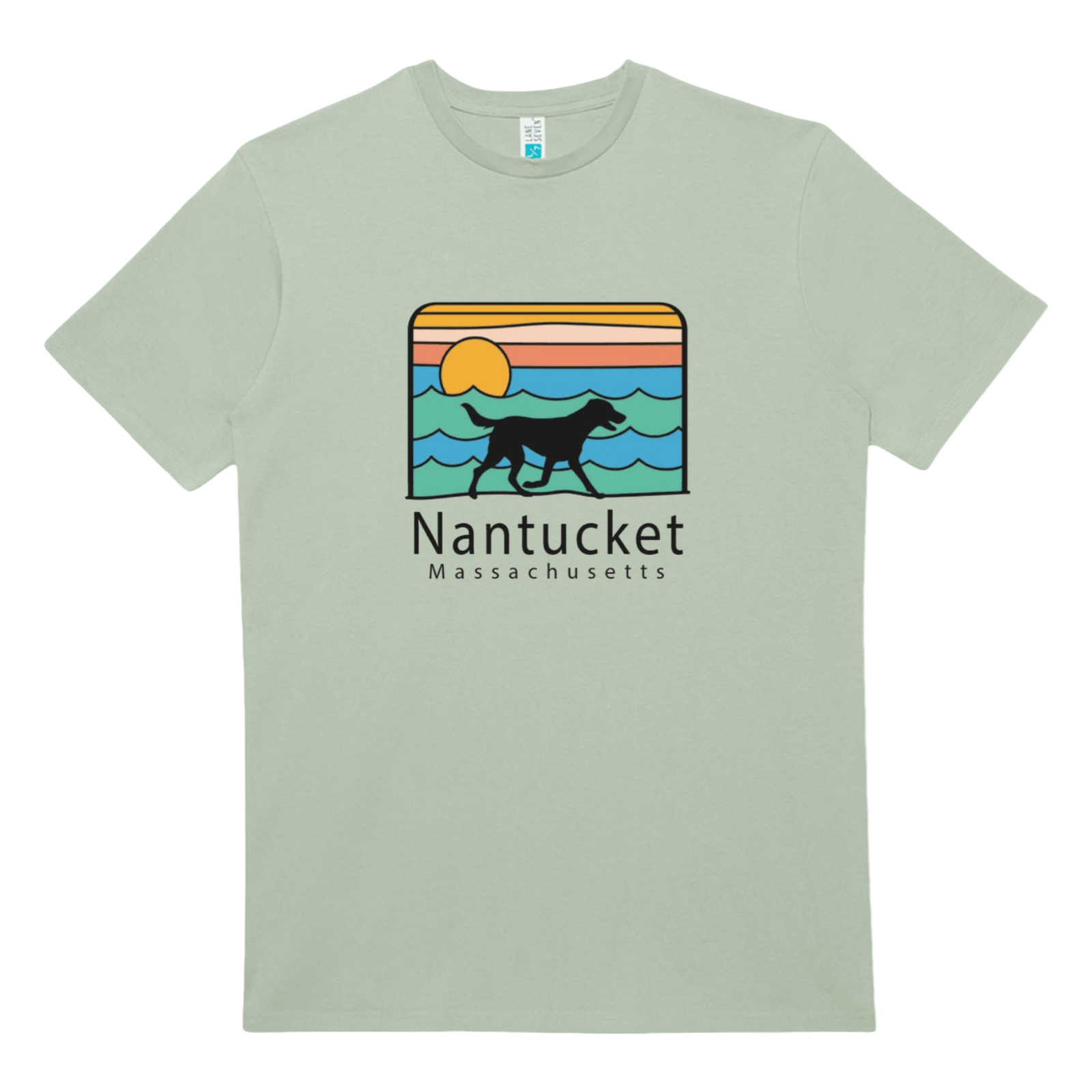 Cape Cod Clothing Company Nantucket Summer Dog Heavy Cotton T-Shirt