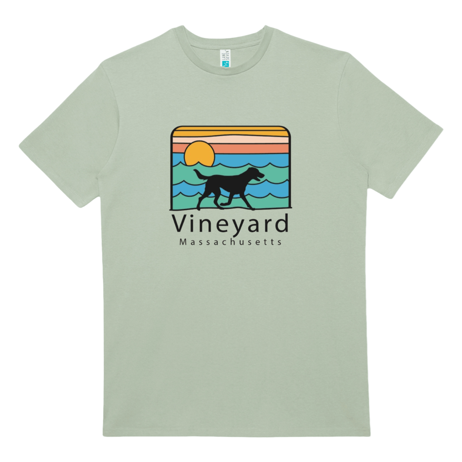 Cape Cod Clothing Company Martha's Vineyard Summer Dog Heavy Cotton T-Shirt