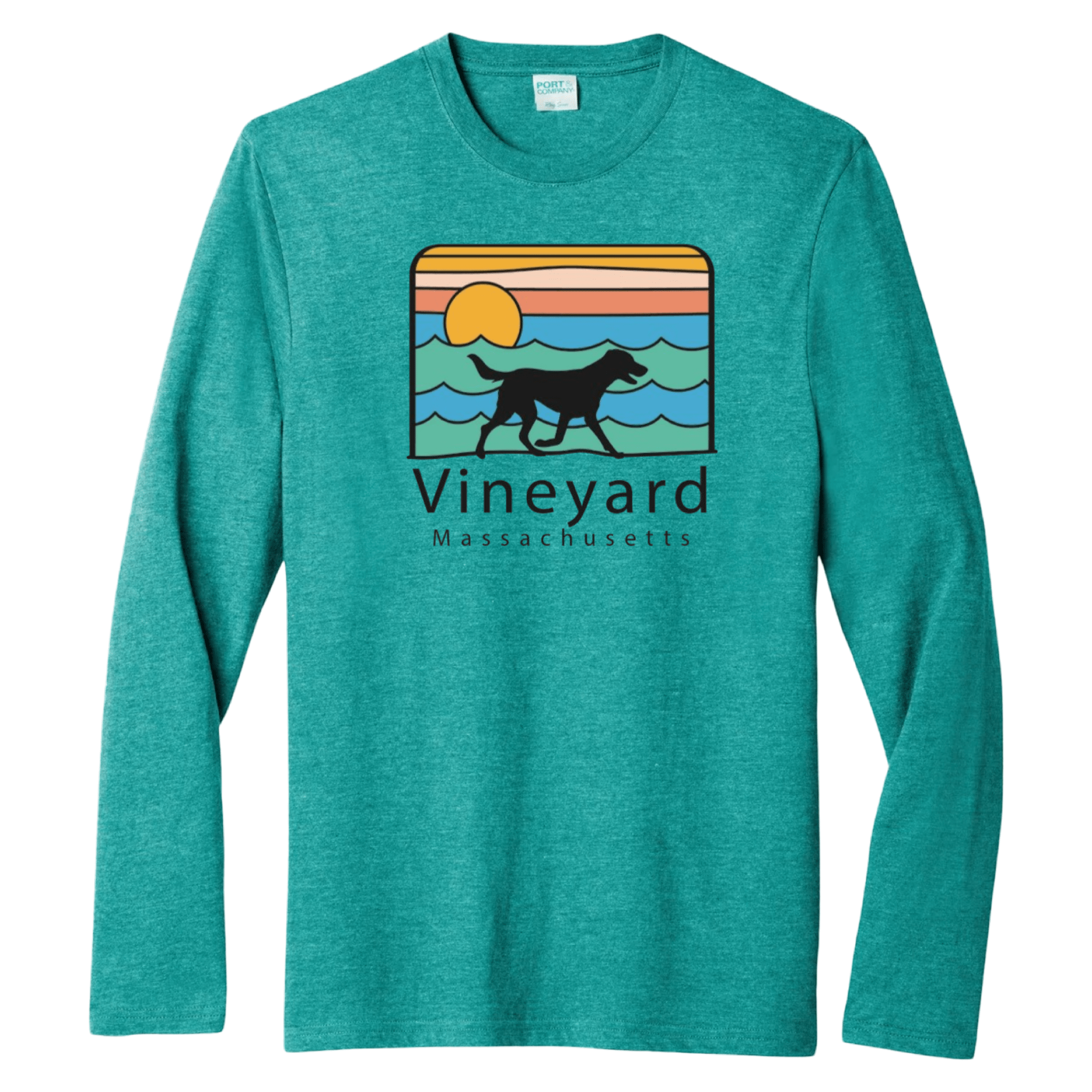 Cape Cod Clothing Company Vineyard Summer Dog Essential Long Sleeve Tee