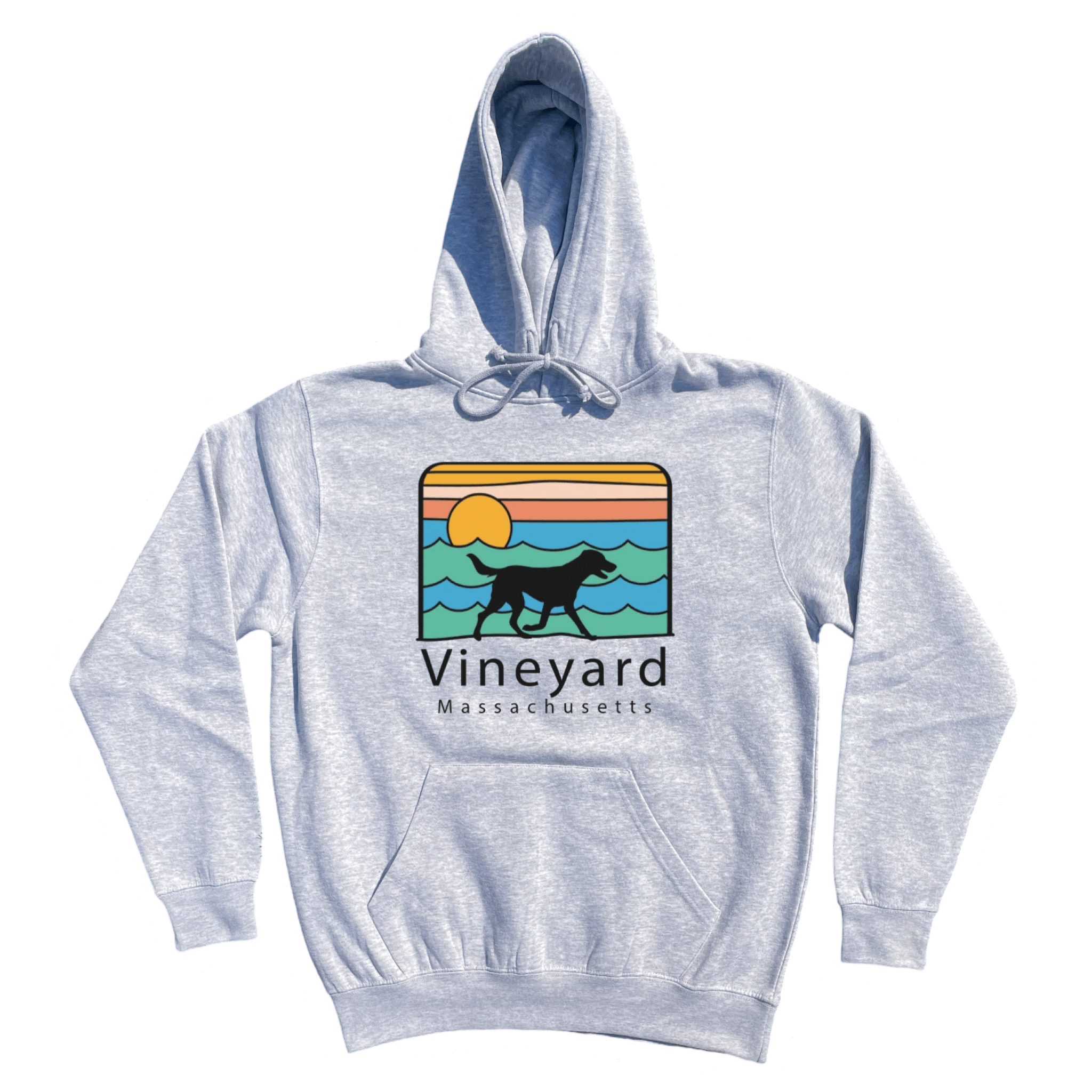Vineyard Summer Dog Soft Fleece Hoodie