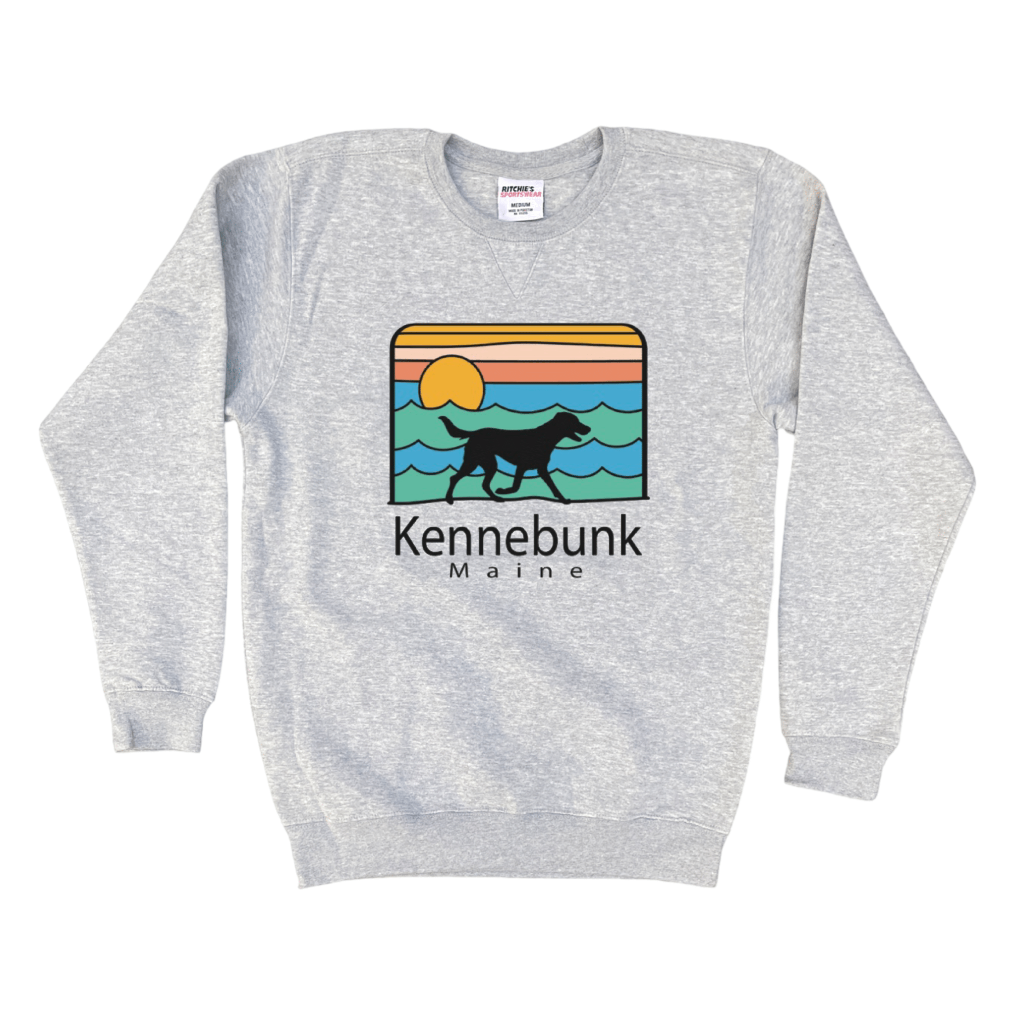 Kennebunk Summer Dog Fleece Crewneck Sweatshirt