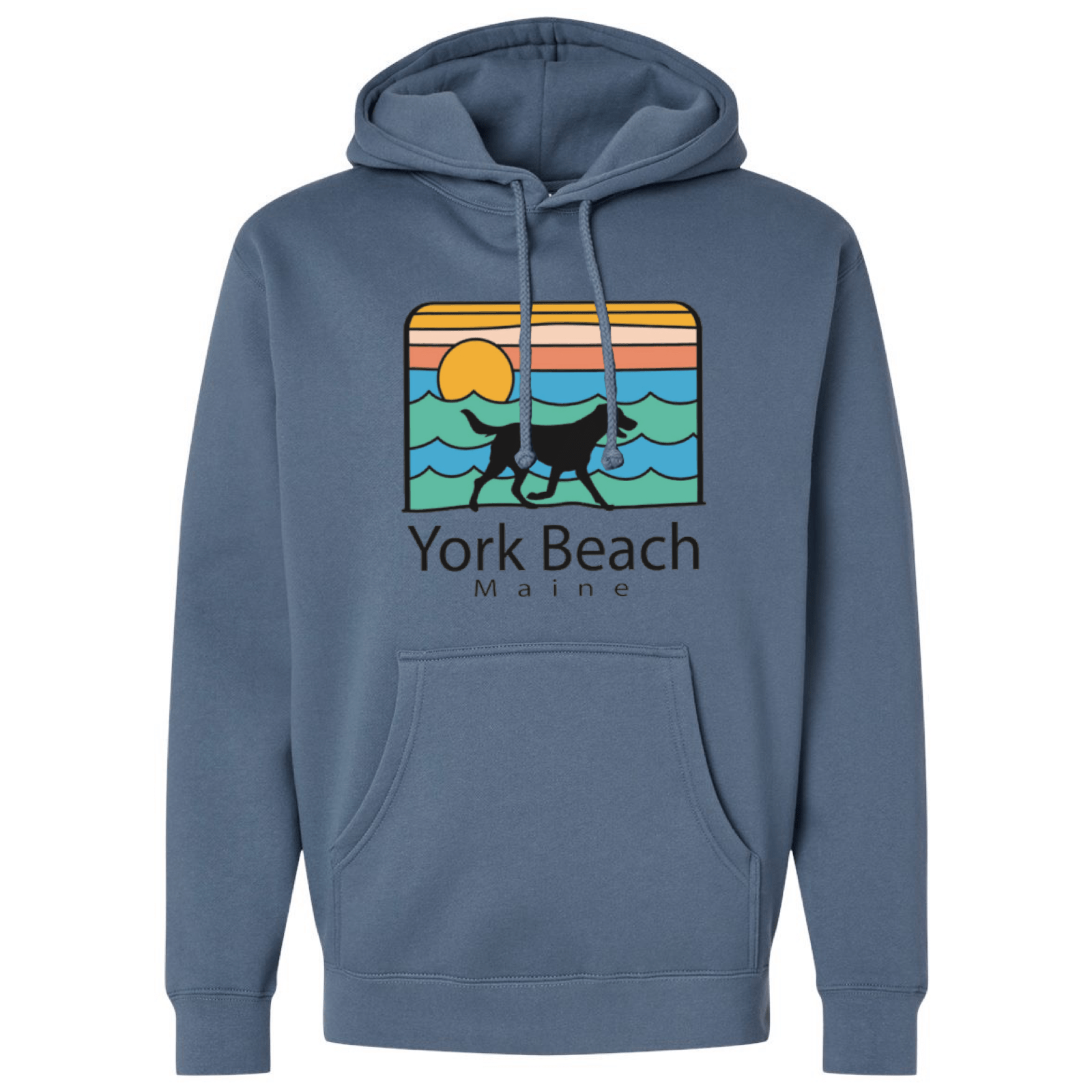York Beach Summer Dog Midweight Fleece Hoodie