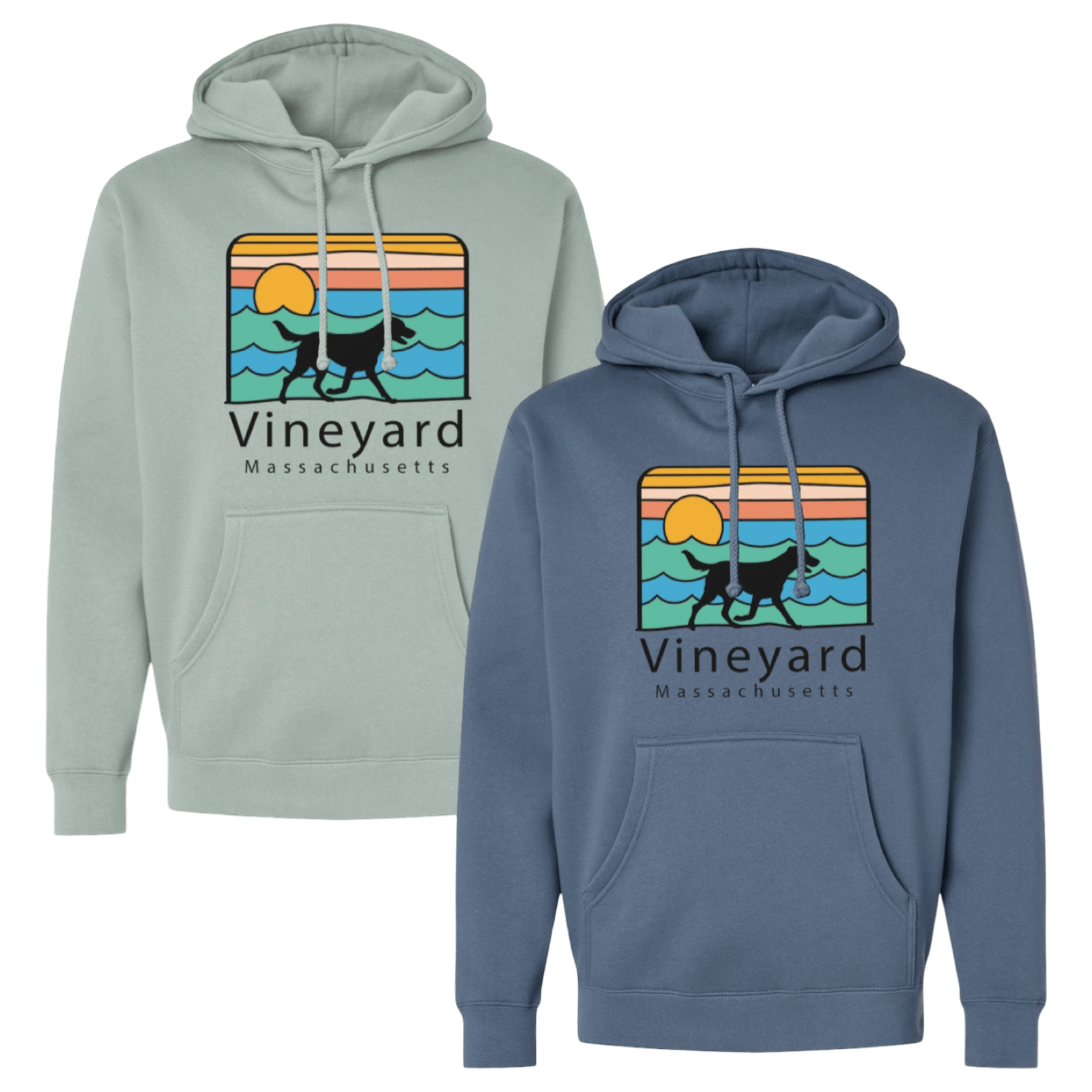 Vineyard Summer Dog Midweight Fleece Hoodie