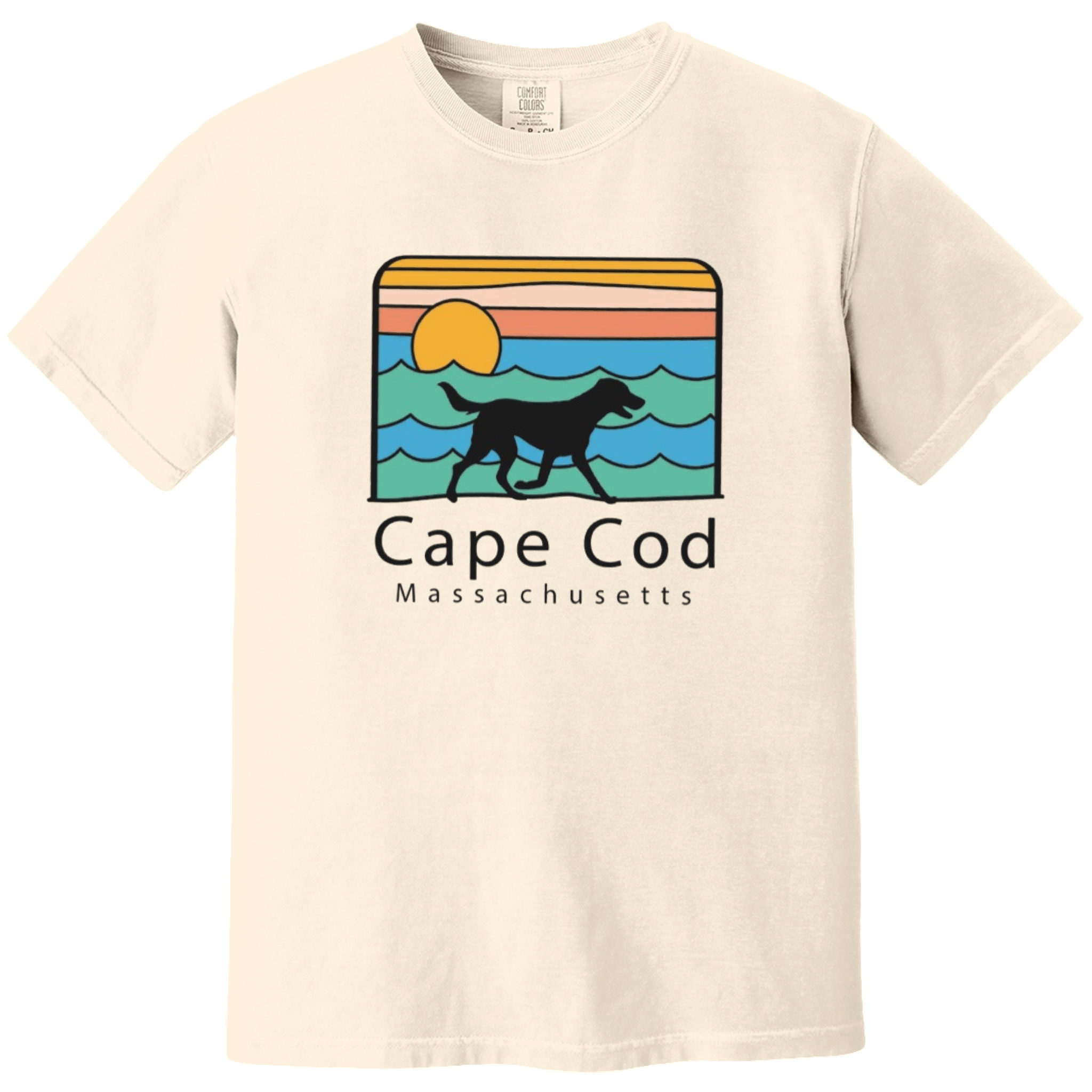 Cape Cod Summer Dog Comfort Colors T-Shirt
