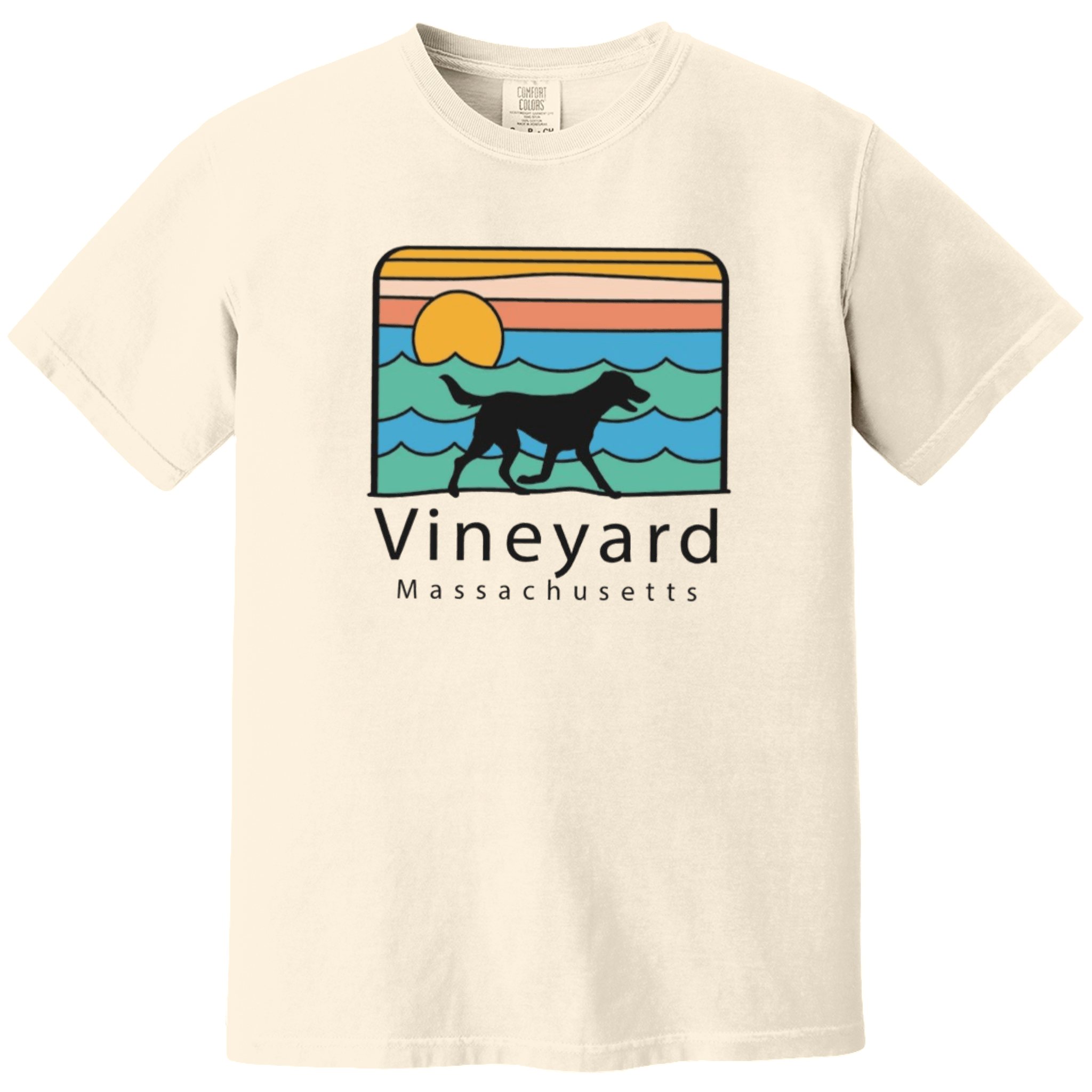 Vineyard Summer Dog Comfort Colors T-Shirt