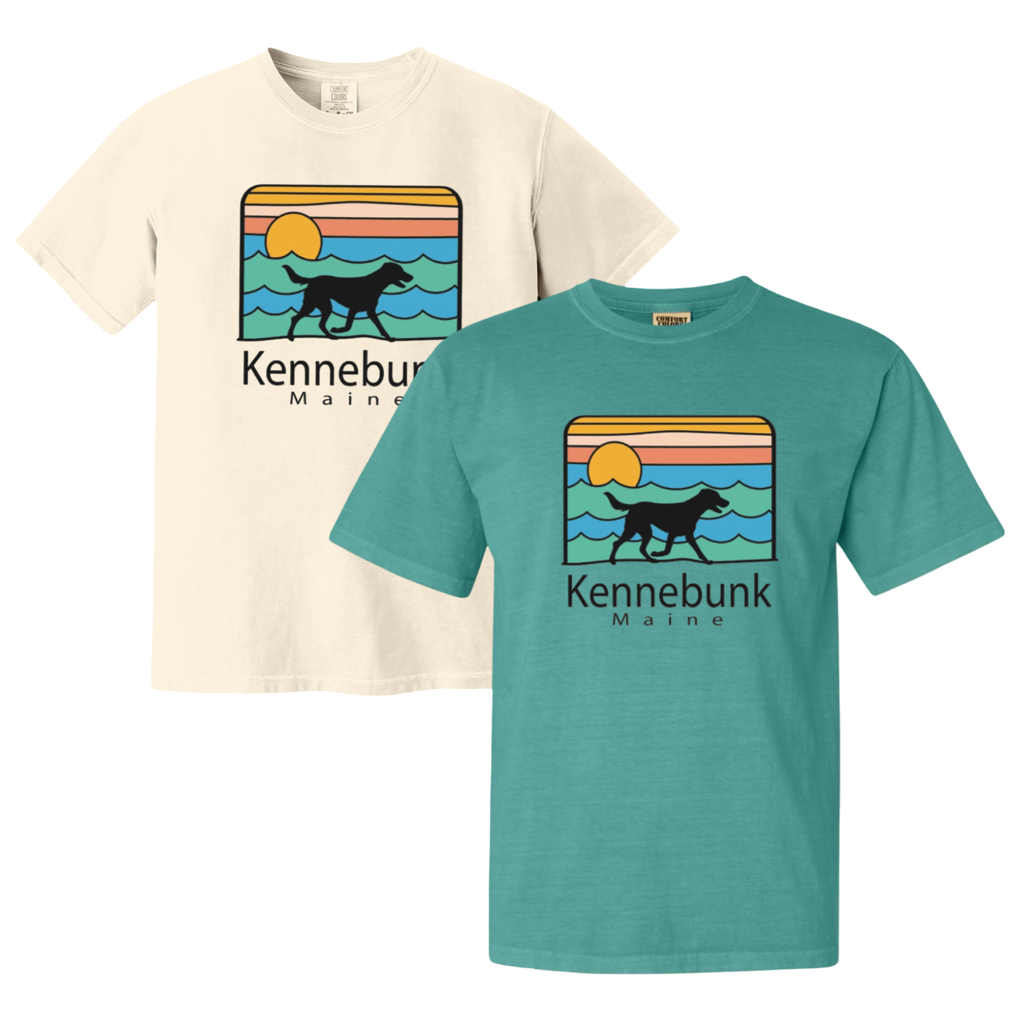 Kennebunk Summer Dog Comfort Colors T-Shirt