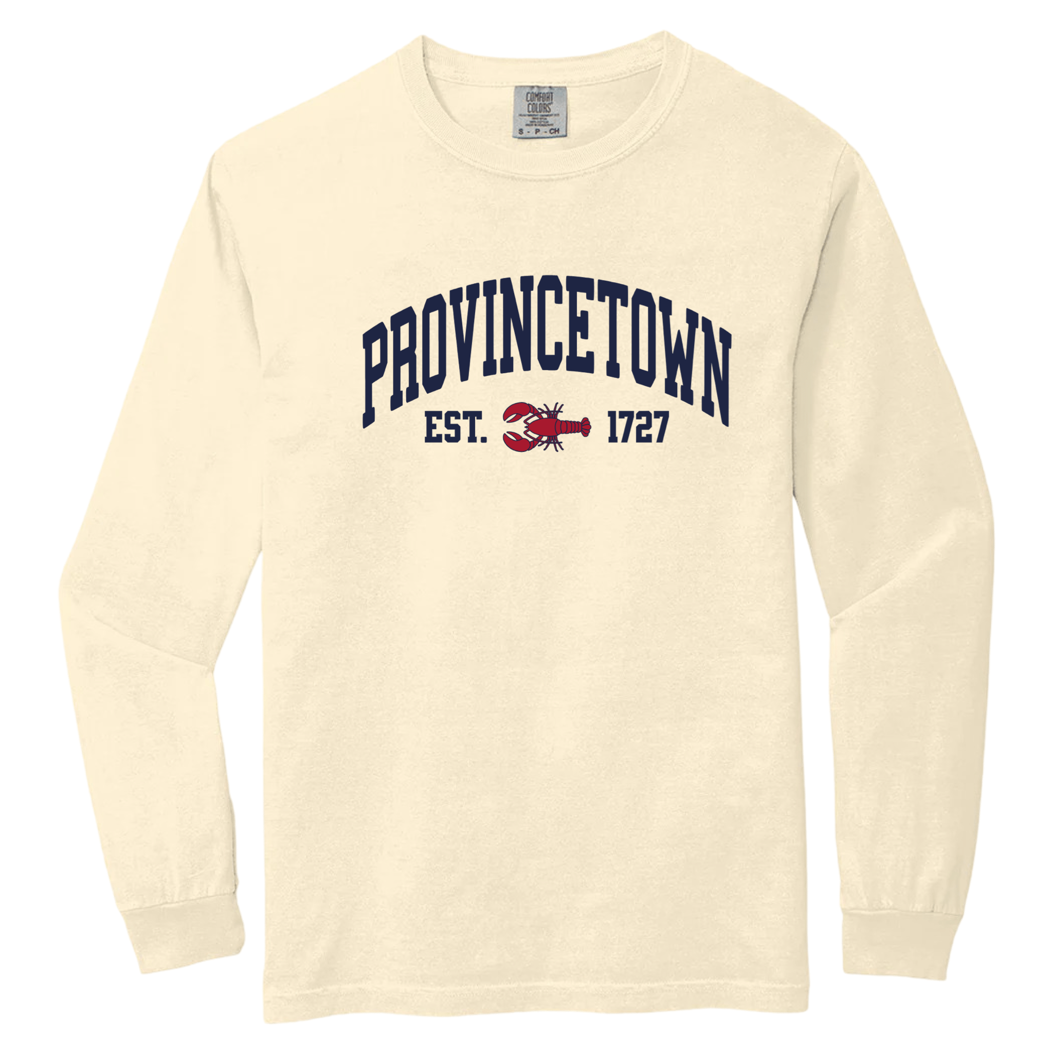 Cape Cod Clothing Company Provincetown Lobster Comfort Colors Long Sleeve Tee