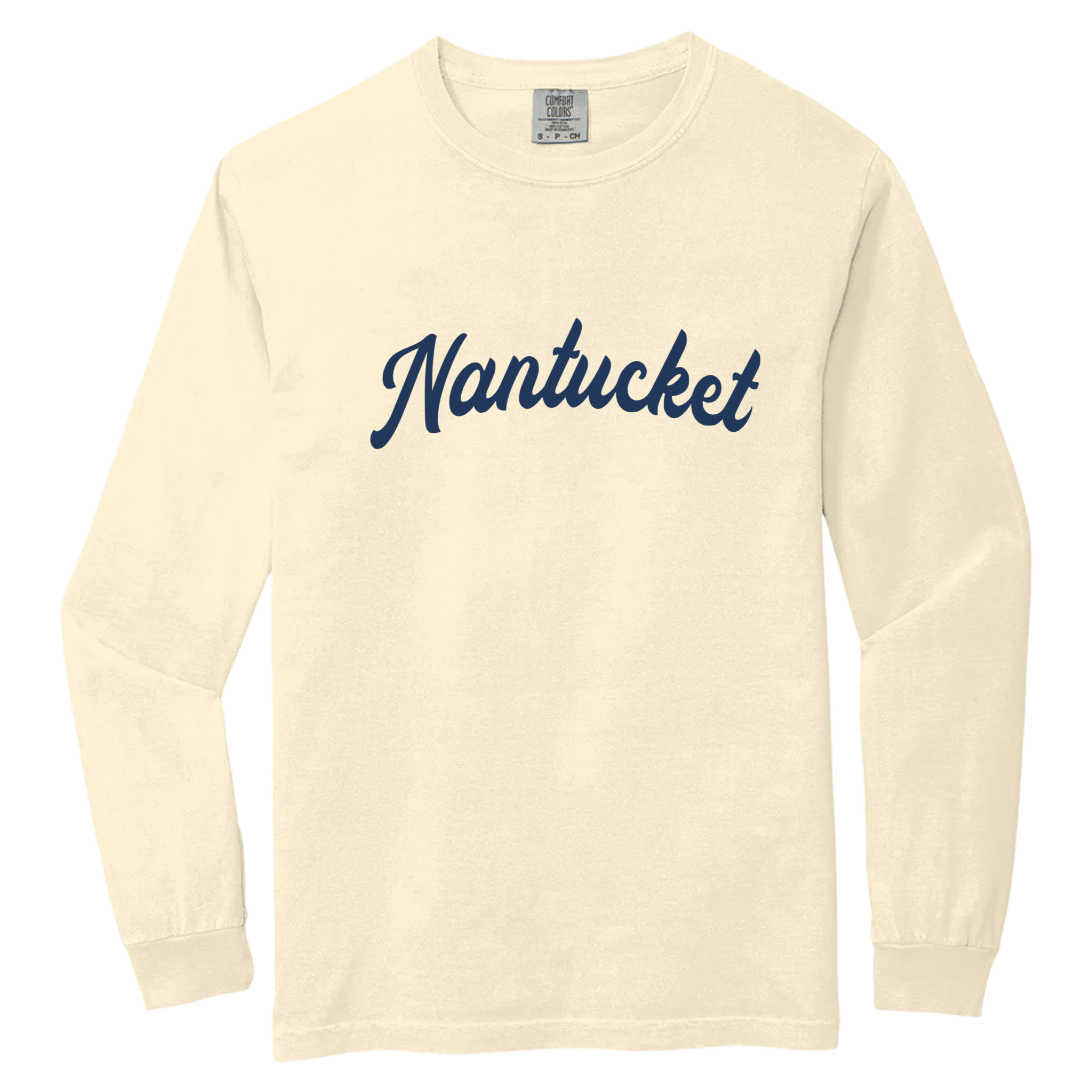 Cape Cod Clothing Company Nantucket Fancy Comfort Colors Long Sleeve Tee