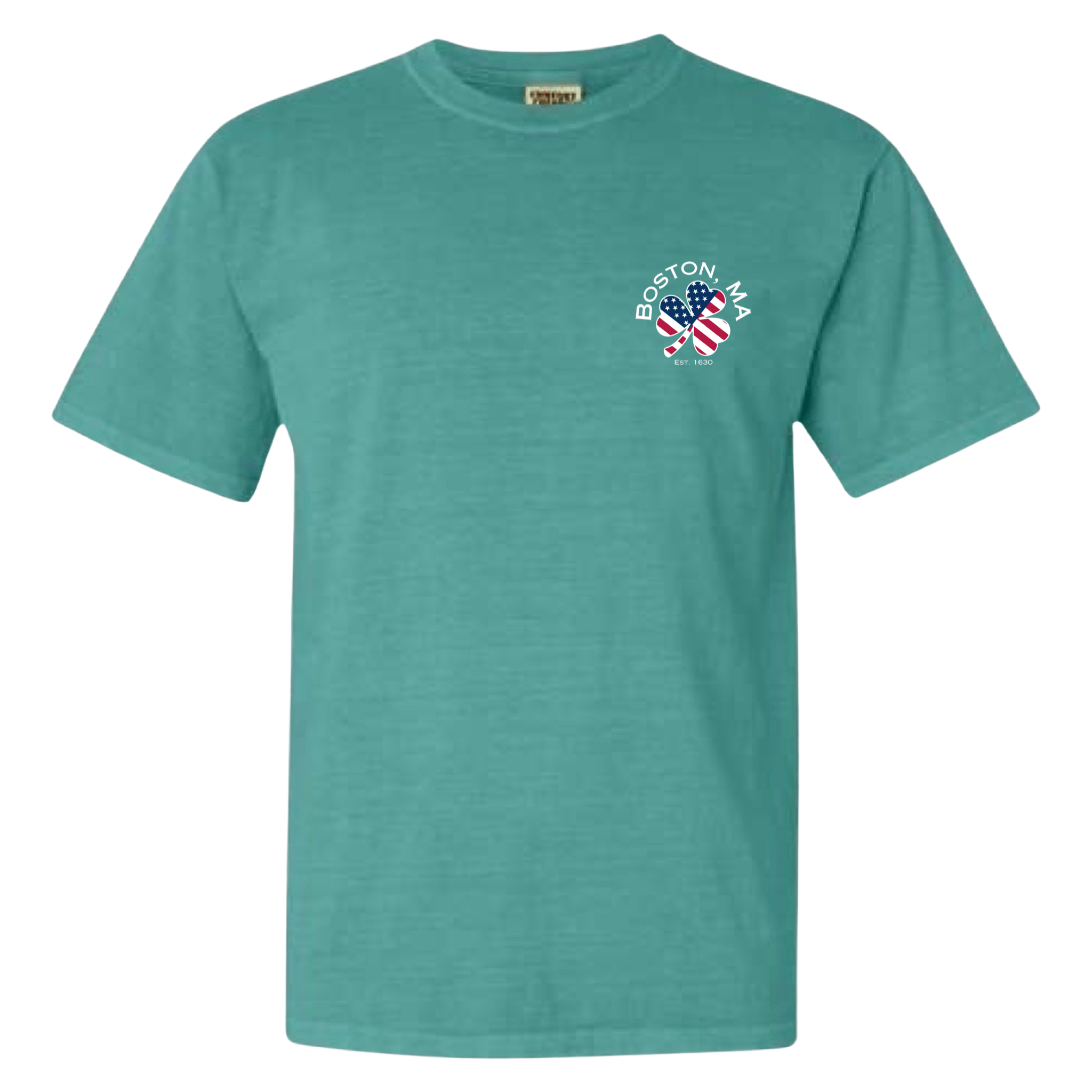 Boston USA Shamrock Comfort Colors T-Shirt