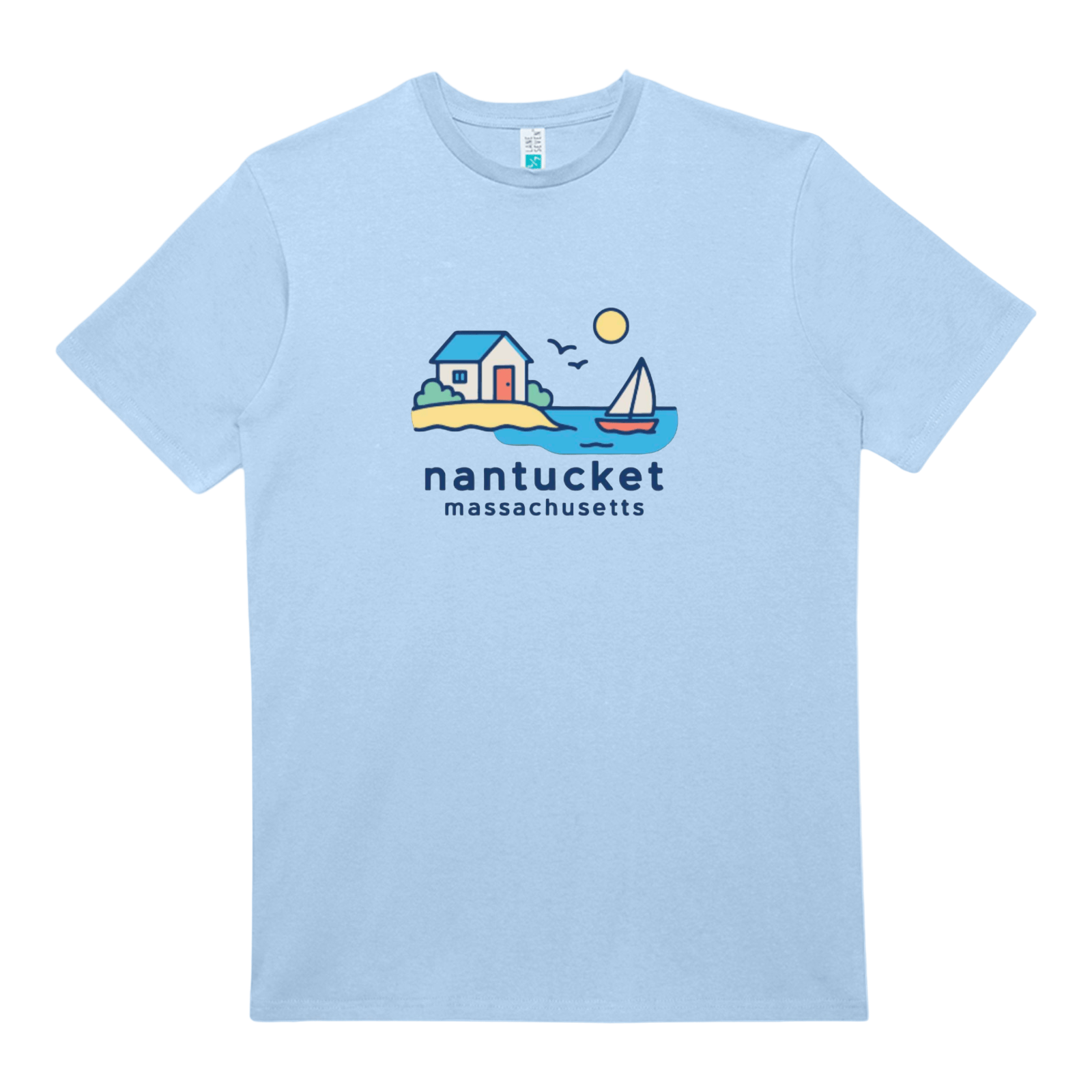 Cape Cod Clothing Company Nantucket Beach House Heavy Cotton T-Shirt