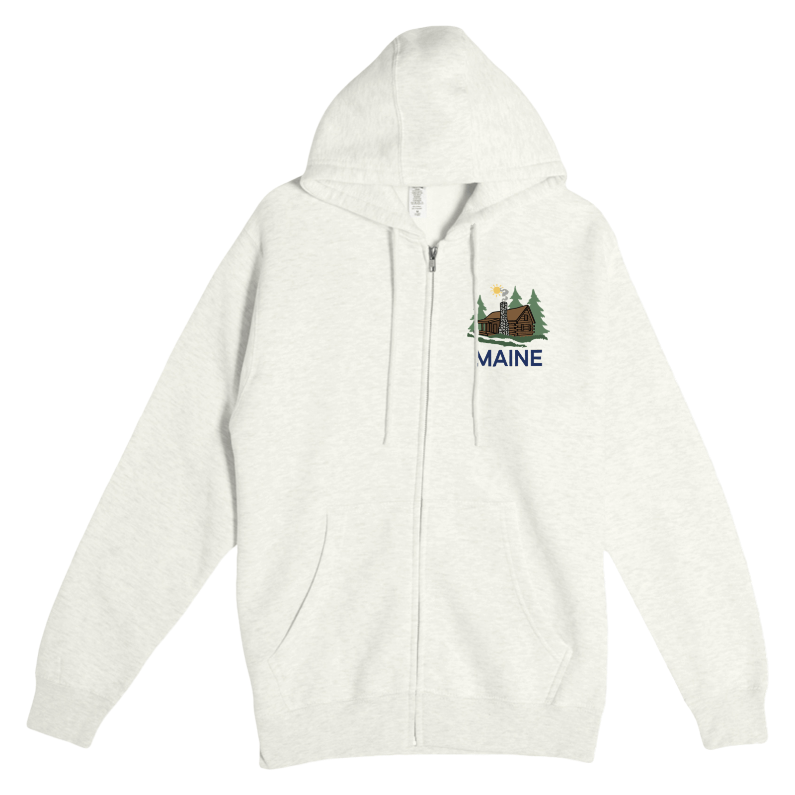 Cape Cod Clothing Company Maine Cabin Soft Fleece Full Zip Hoodie