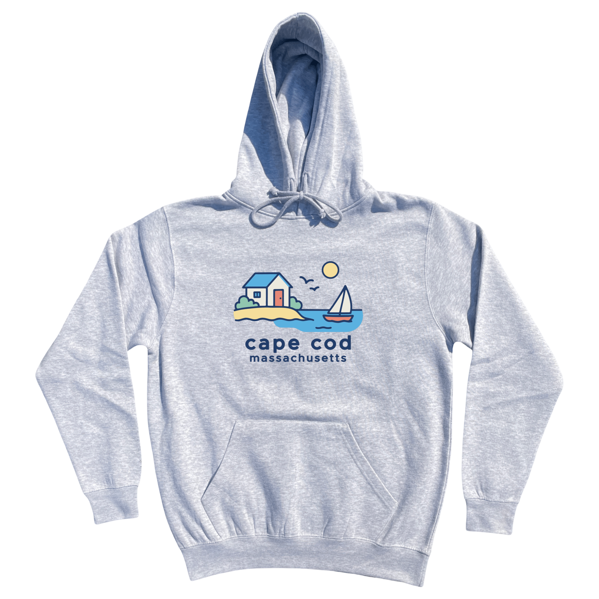Cape Cod Beach House Soft Fleece Hoodie