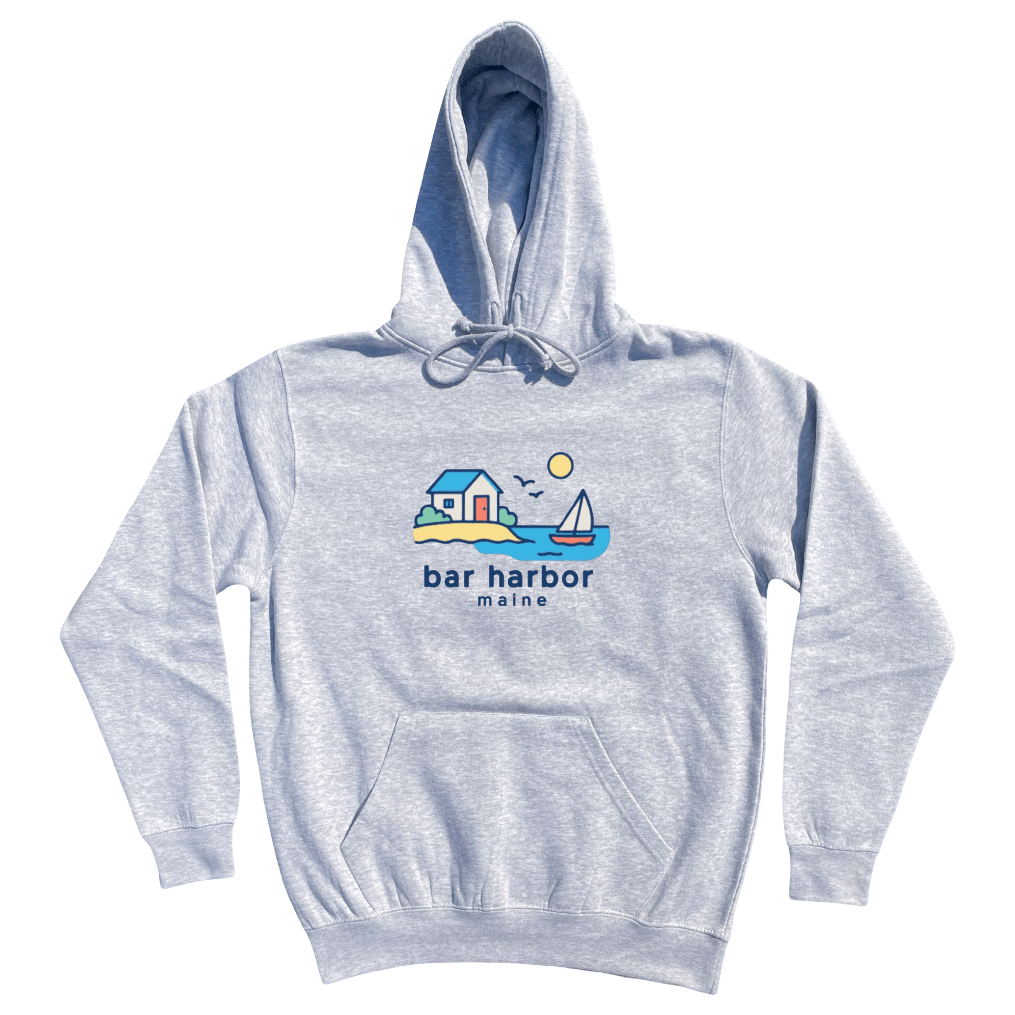 Bar Harbor Beach House Soft Fleece Hoodie