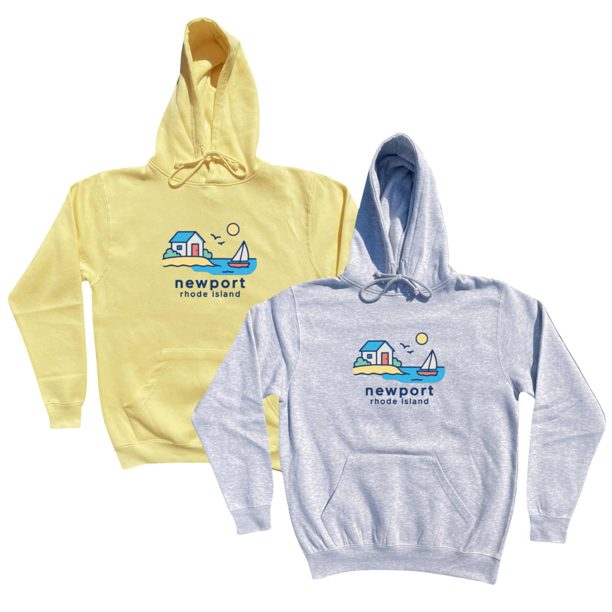 Newport Beach House Soft Fleece Hoodie