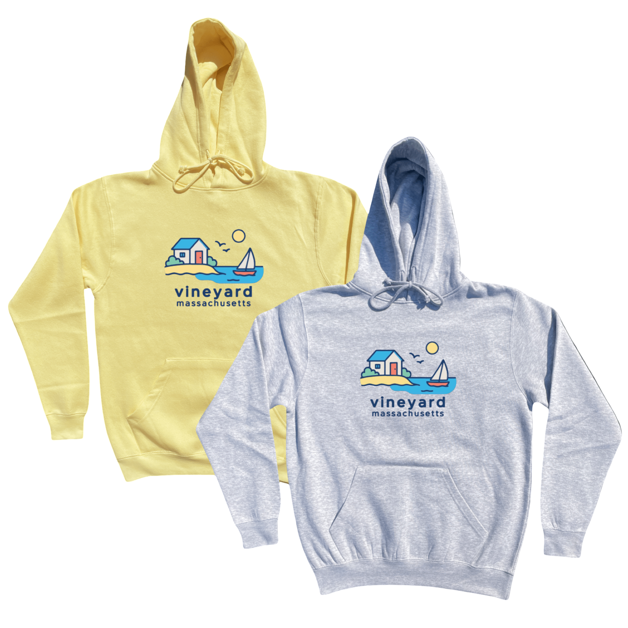 Vineyard Beach House Soft Fleece Hoodie