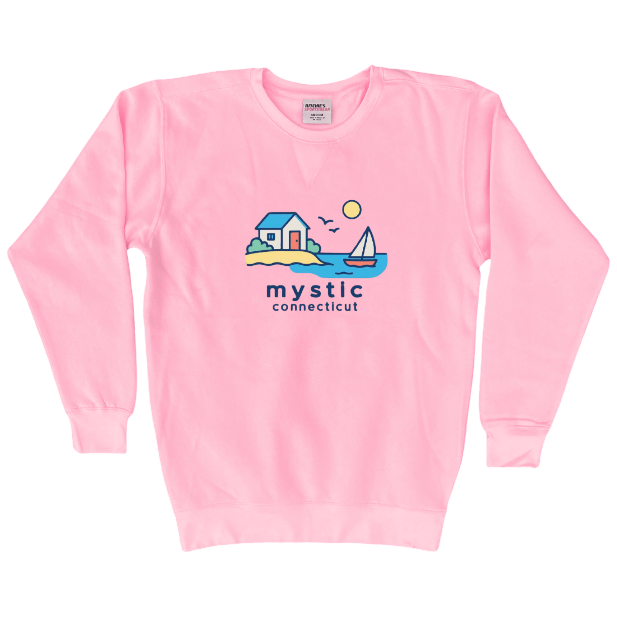 Cape Cod Clothing Company Mystic Beach House Fleece Crewneck Sweatshirt