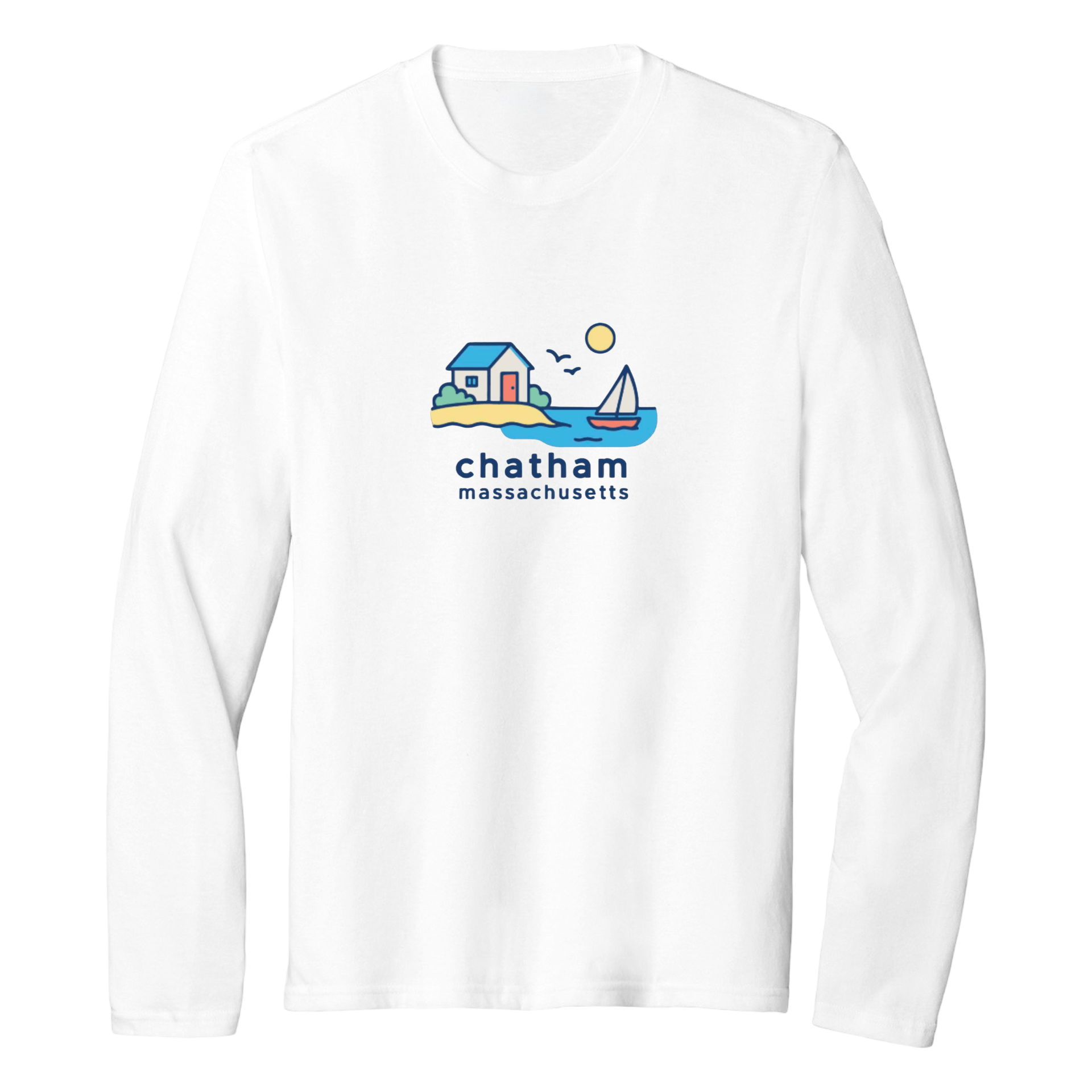 Cape Cod Clothing Company Chatham Beach House Essential Long Sleeve Tee