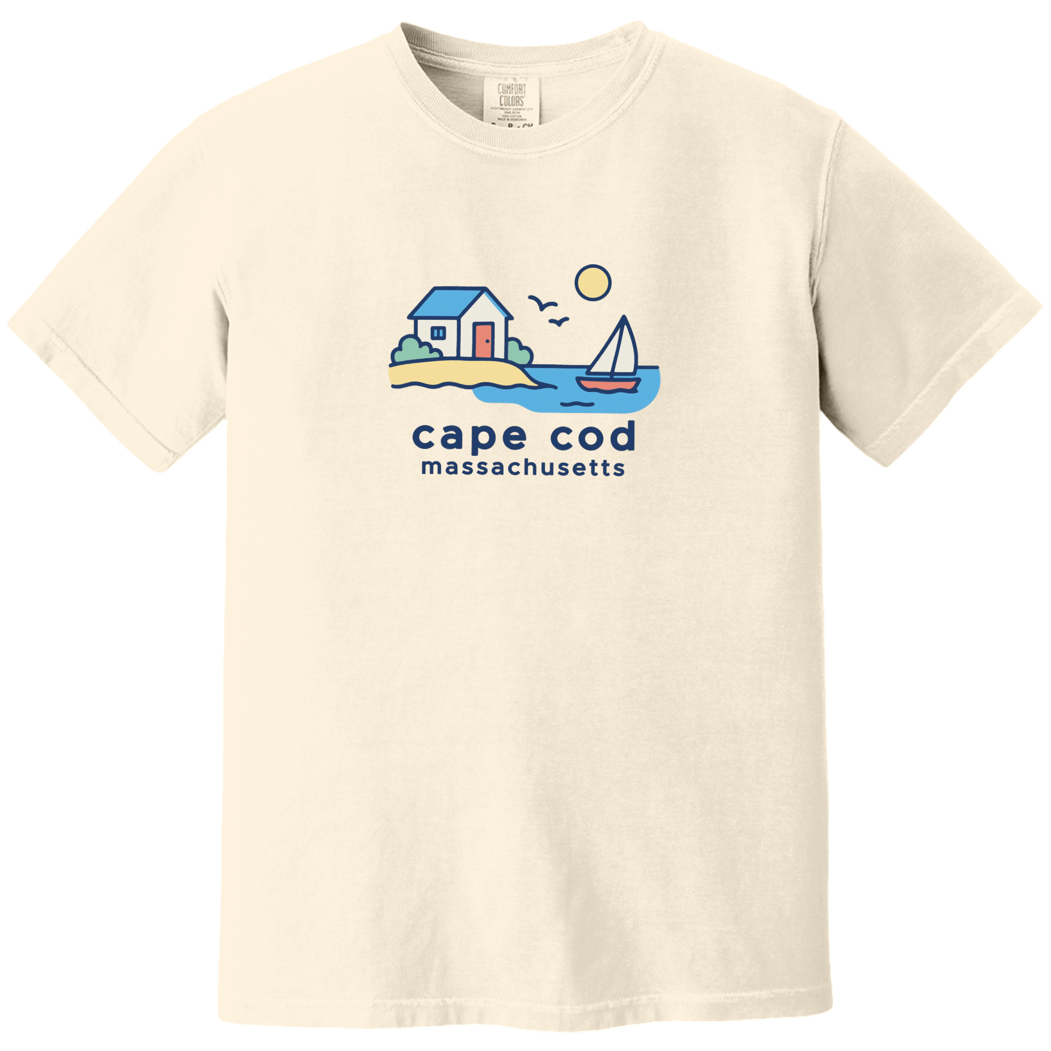 Cape Cod Beach House Comfort Colors T-Shirt