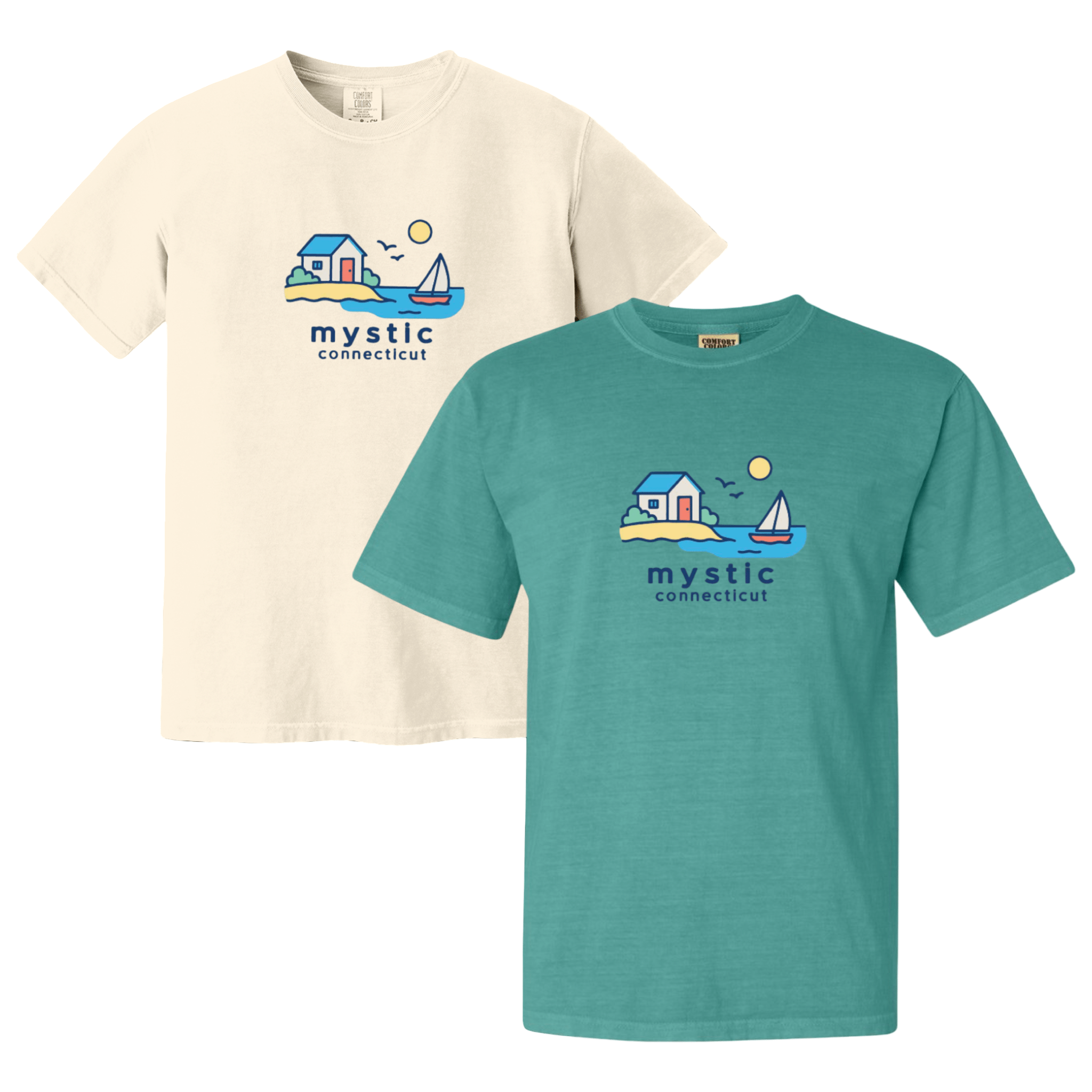 Cape Cod Clothing Company Mystic Beach House Comfort Colors T-Shirt