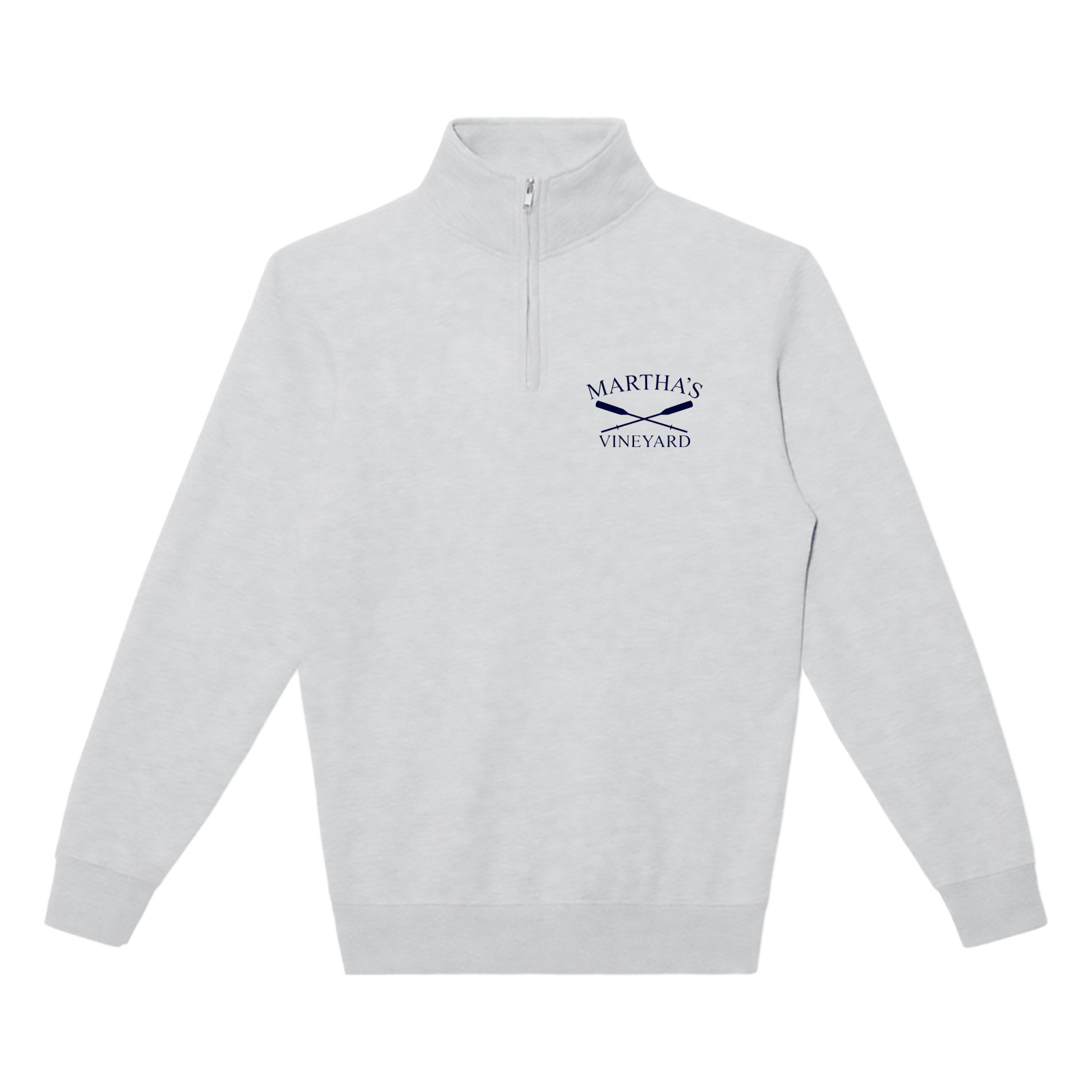 Cape Cod Clothing Company Martha's Vineyard Crossed Oar Soft Fleece Quarter Zip
