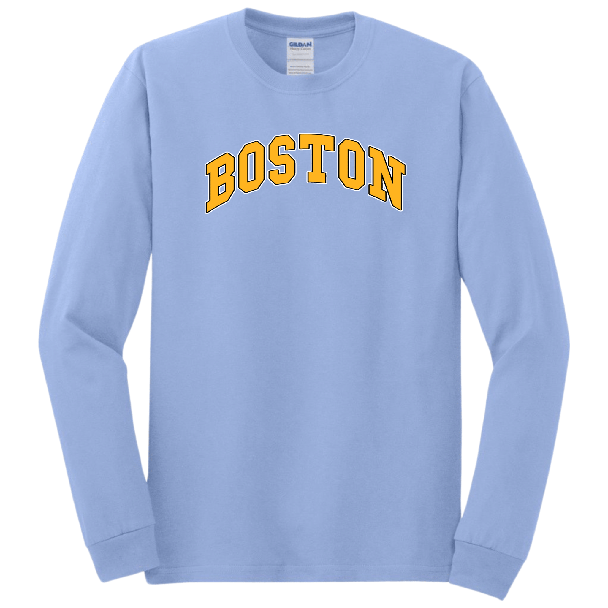 Boston Hockey Long Sleeve T-Shirt, carolina blue