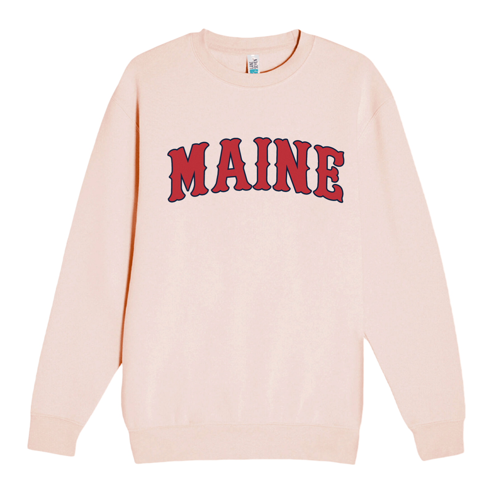Cape Cod Clothing Company Maine Baseball Soft Fleece Crewneck Sweatshirt