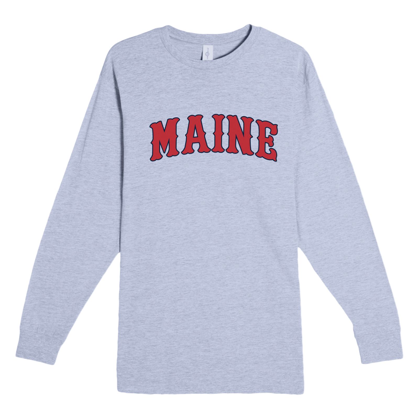 Cape Cod Clothing Company Maine Baseball Heavyweight Long Sleeve Tee