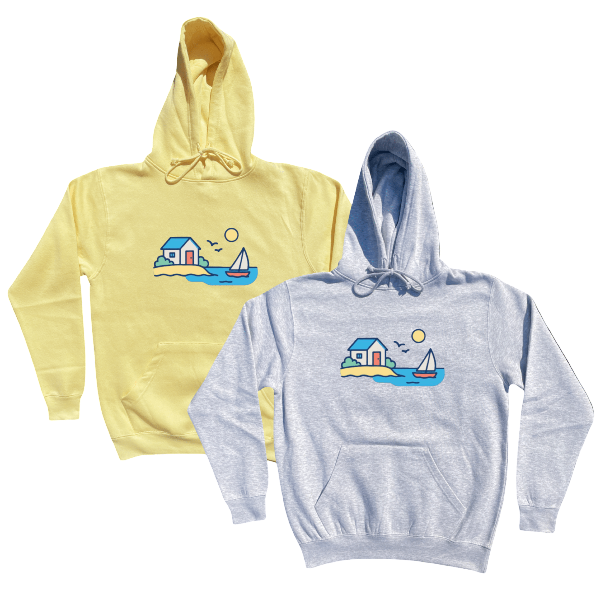Cape Cod Clothing Company Summer Beach House Soft Fleece Hoodie