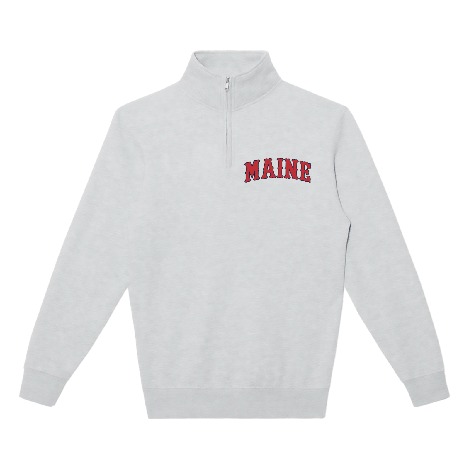Cape Cod Clothing Company Maine Baseball Soft Fleece Quarter Zip