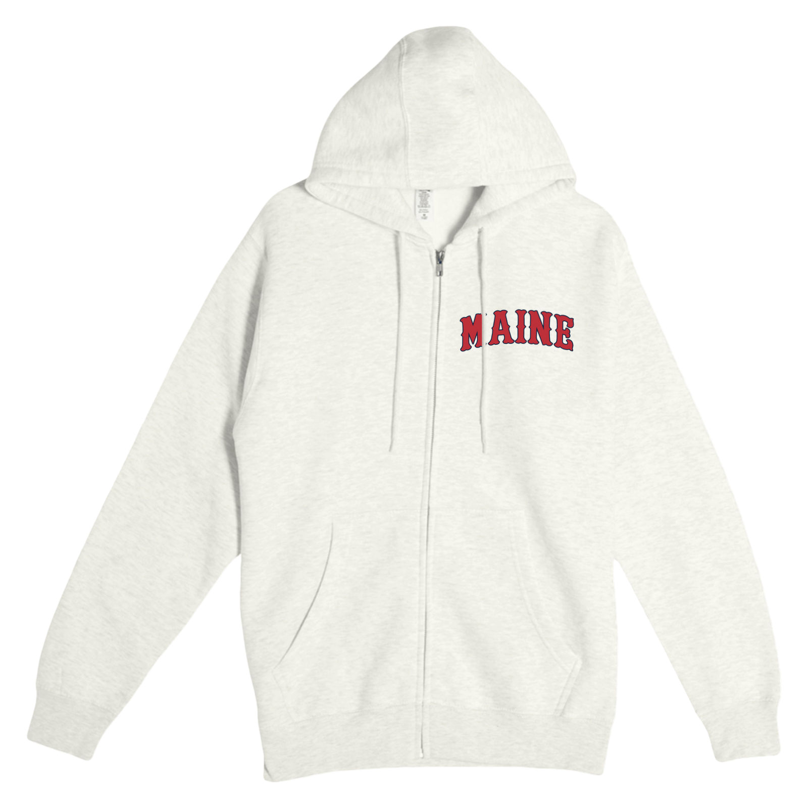 Cape Cod Clothing Company Maine Baseball Soft Fleece Full Zip Hoodie
