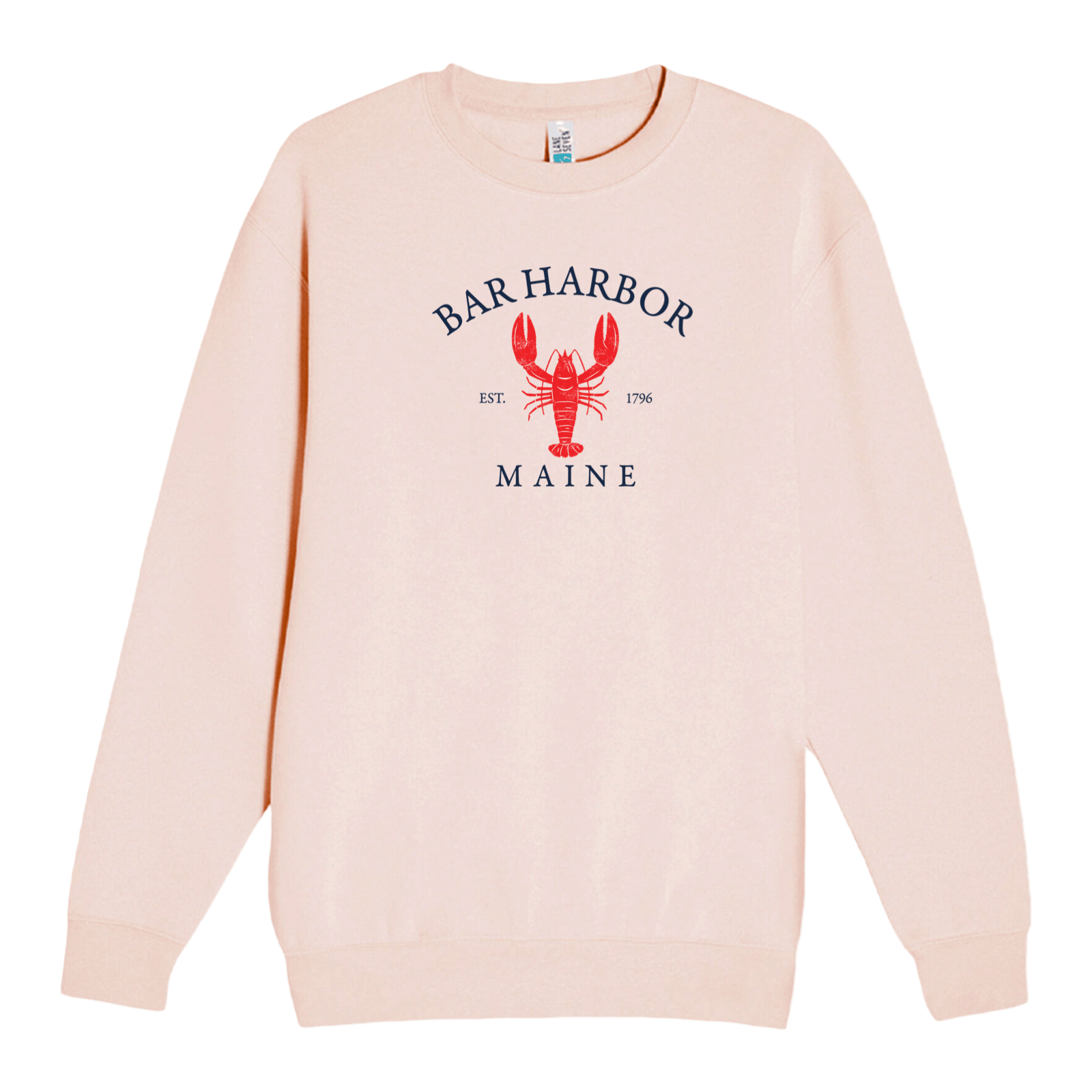 Cape Cod Clothing Company Bar Harbor Vintage Lobster Soft Fleece Crewneck Sweatshirt