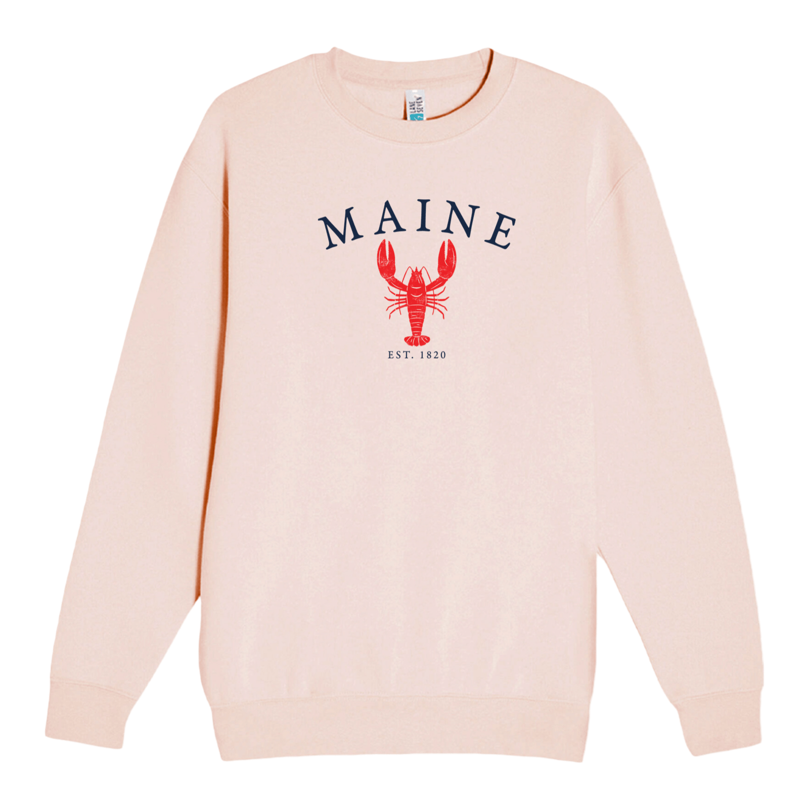 Cape Cod Clothing Company Maine Vintage Lobster Soft Fleece Crewneck Sweatshirt
