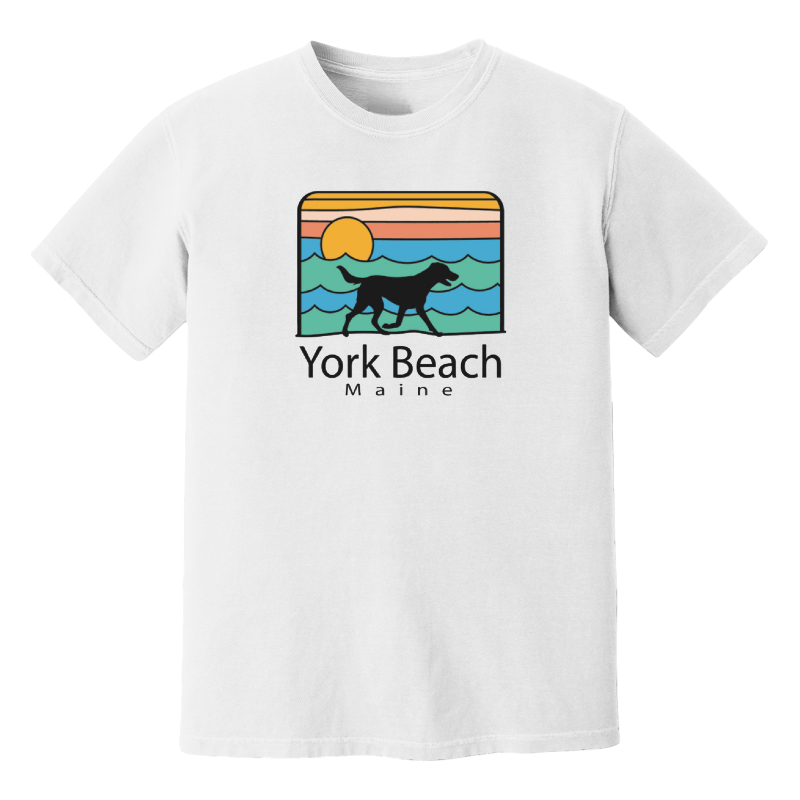 Cape Cod Clothing Company York Beach Summer Dog Midweight T-Shirt