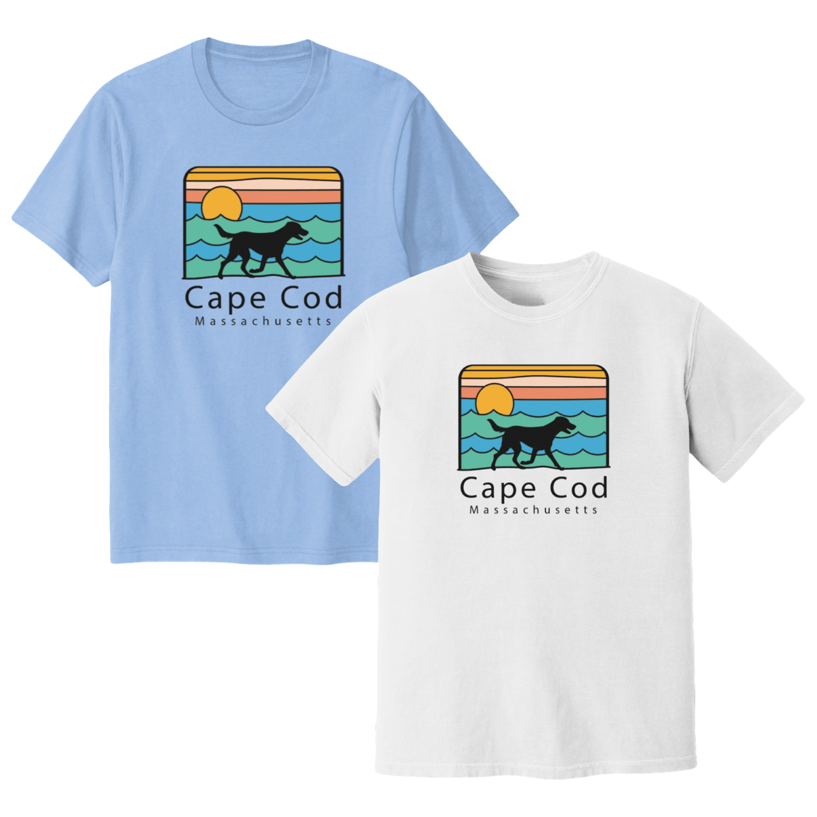 Cape Cod Clothing Company Cape Cod Summer Dog Midweight T-Shirt