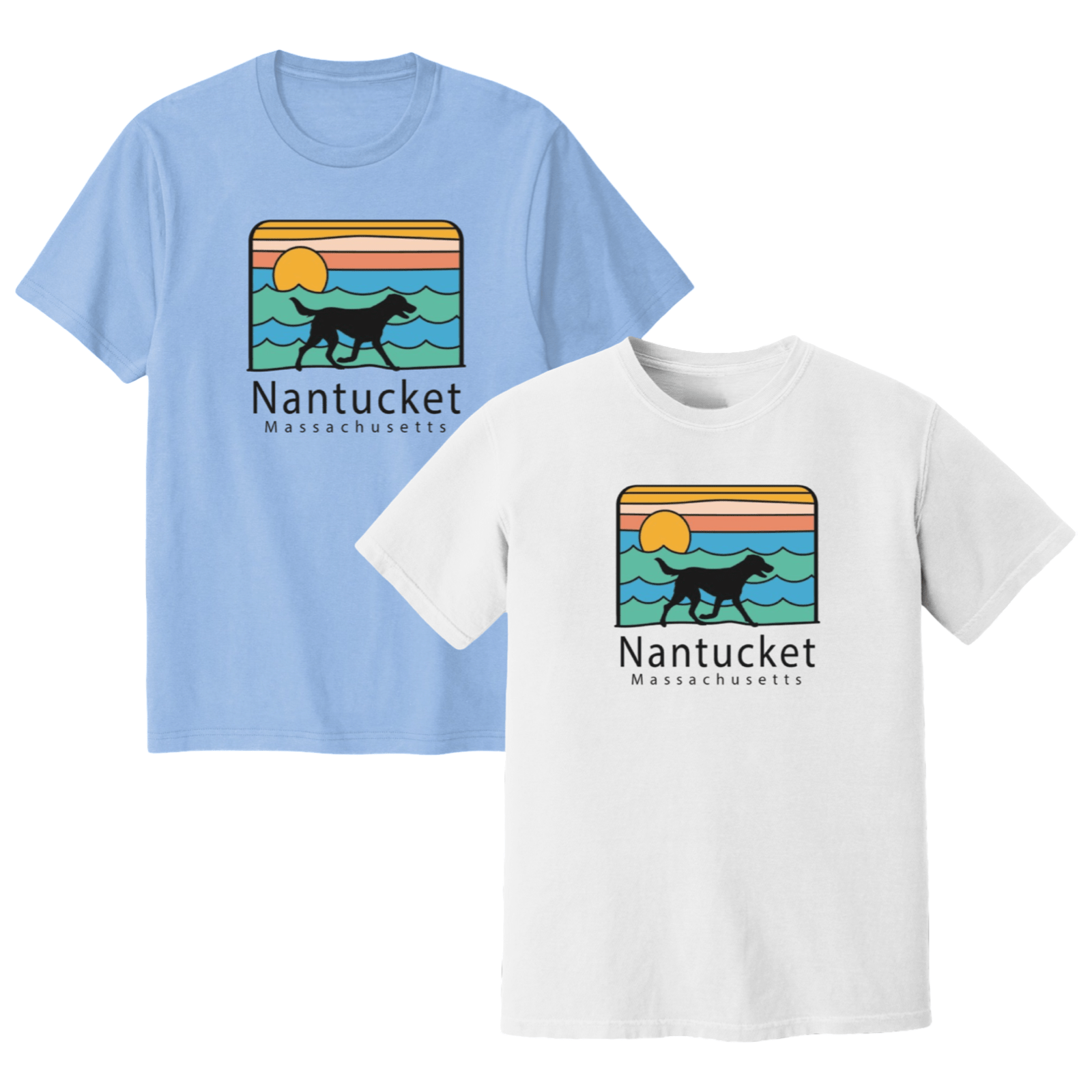 Cape Cod Clothing Company Nantucket Summer Dog Midweight T-Shirt