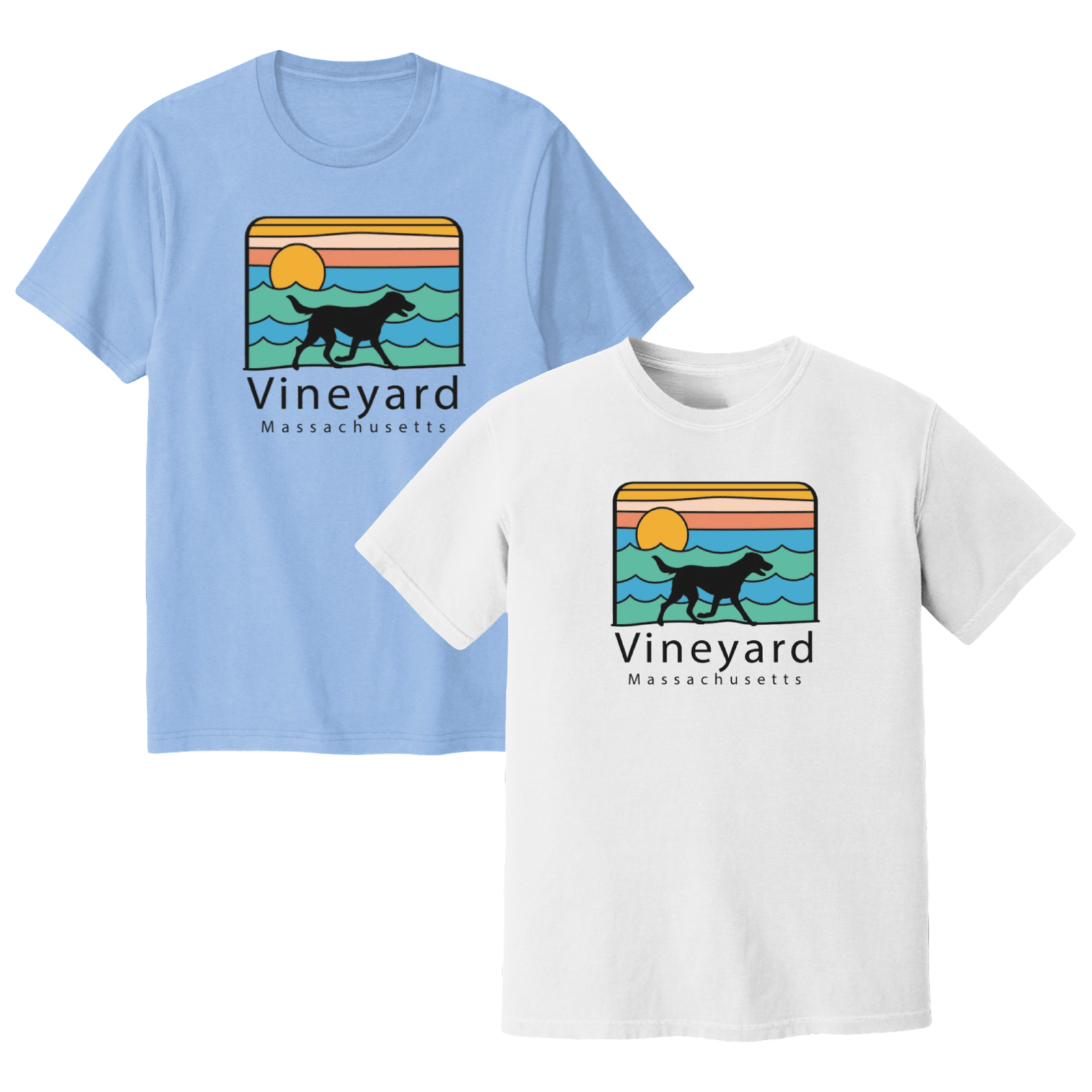 Cape Cod Clothing Company Vineyard Summer Dog Midweight T-Shirt