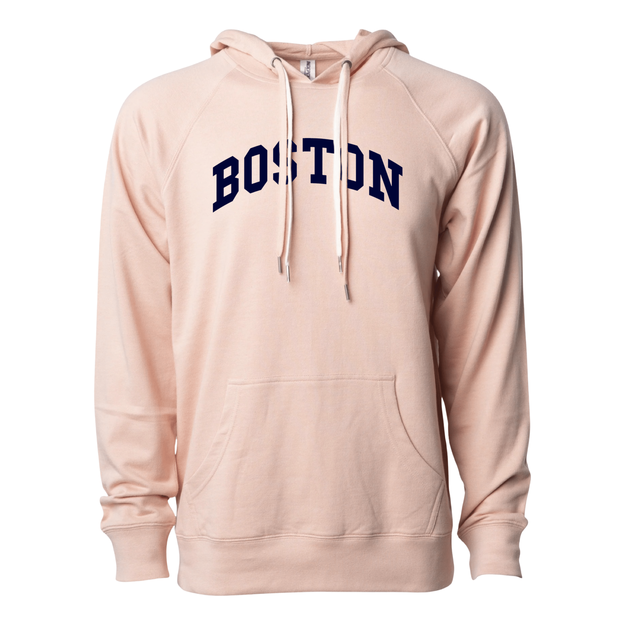 Boston French Terry Hooded Pullover, rose