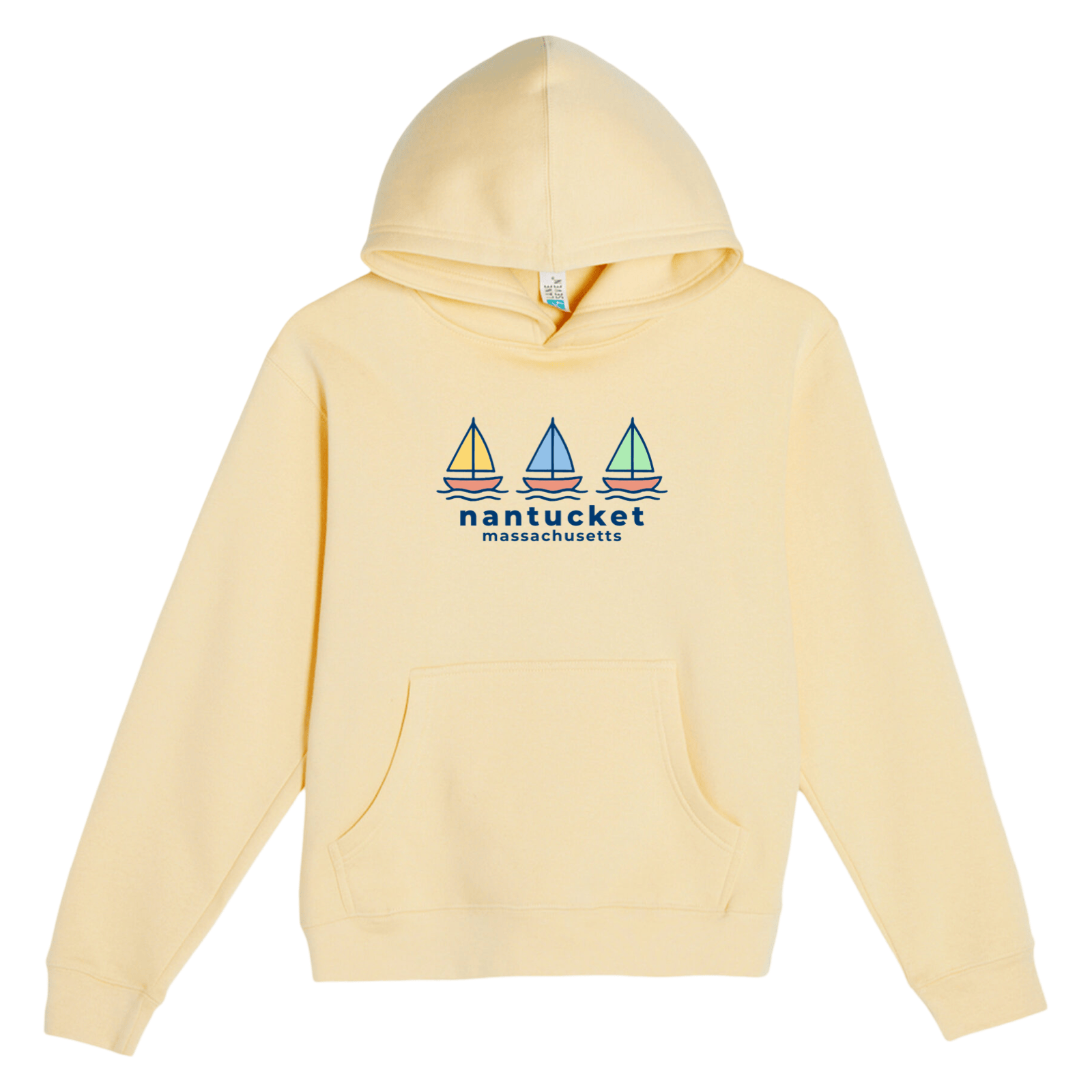 Cape Cod Clothing Company Youth Nantucket Summer Sails Comfort Fleece Hoodie