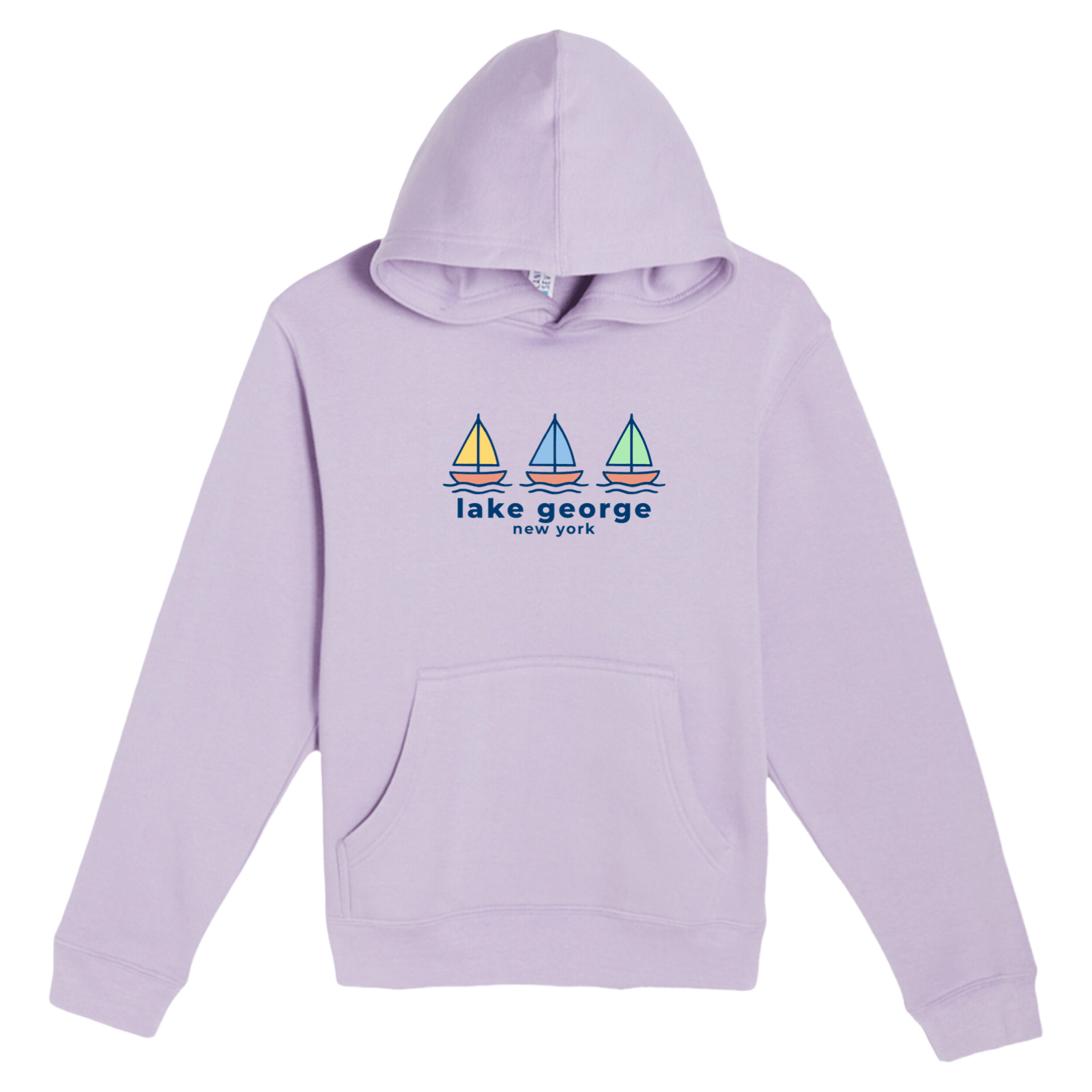 Cape Cod Clothing Company Youth Lake George Summer Sails Comfort Fleece Hoodie