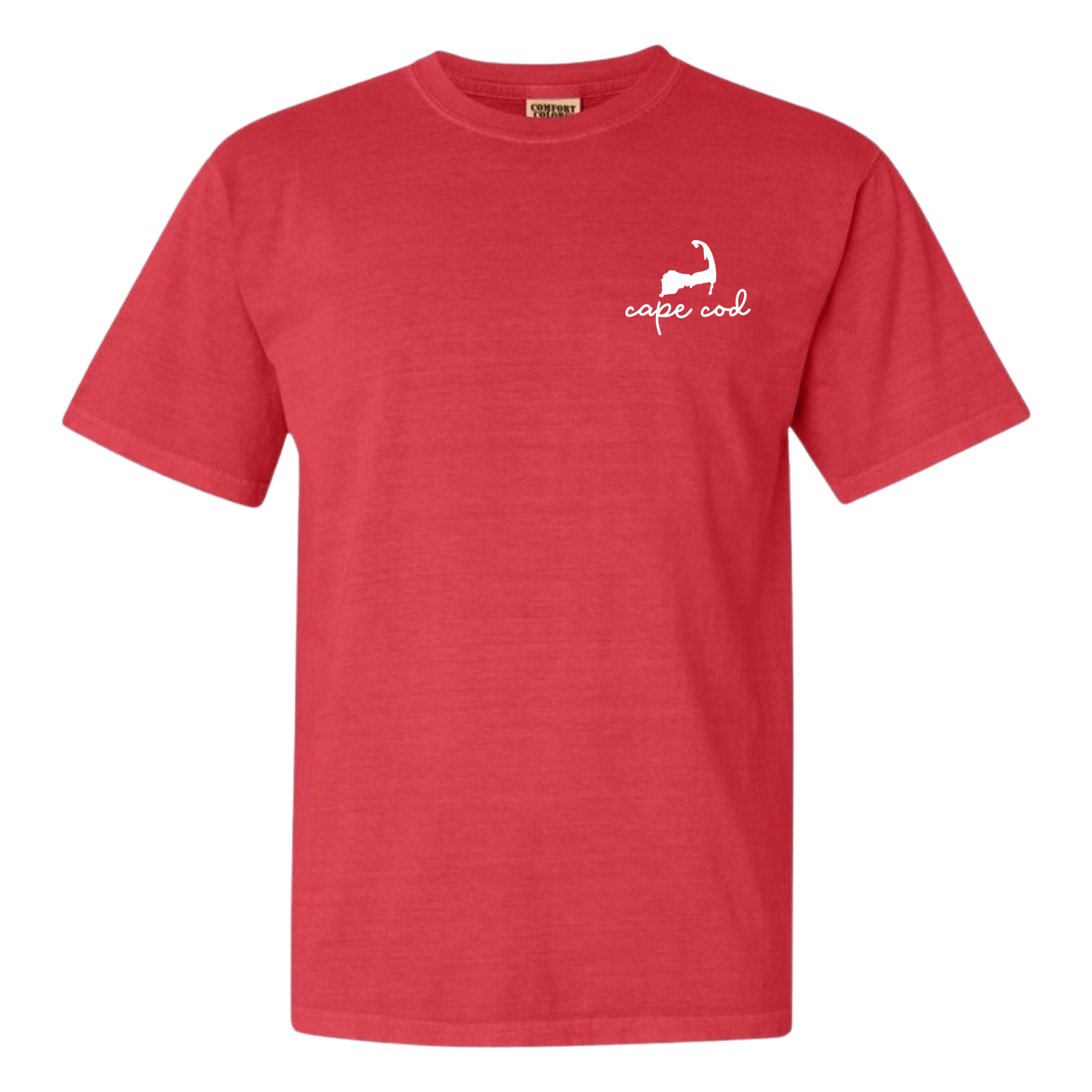 Cape Cod Silhouette Comfort Colors T-Shirt, watermelon