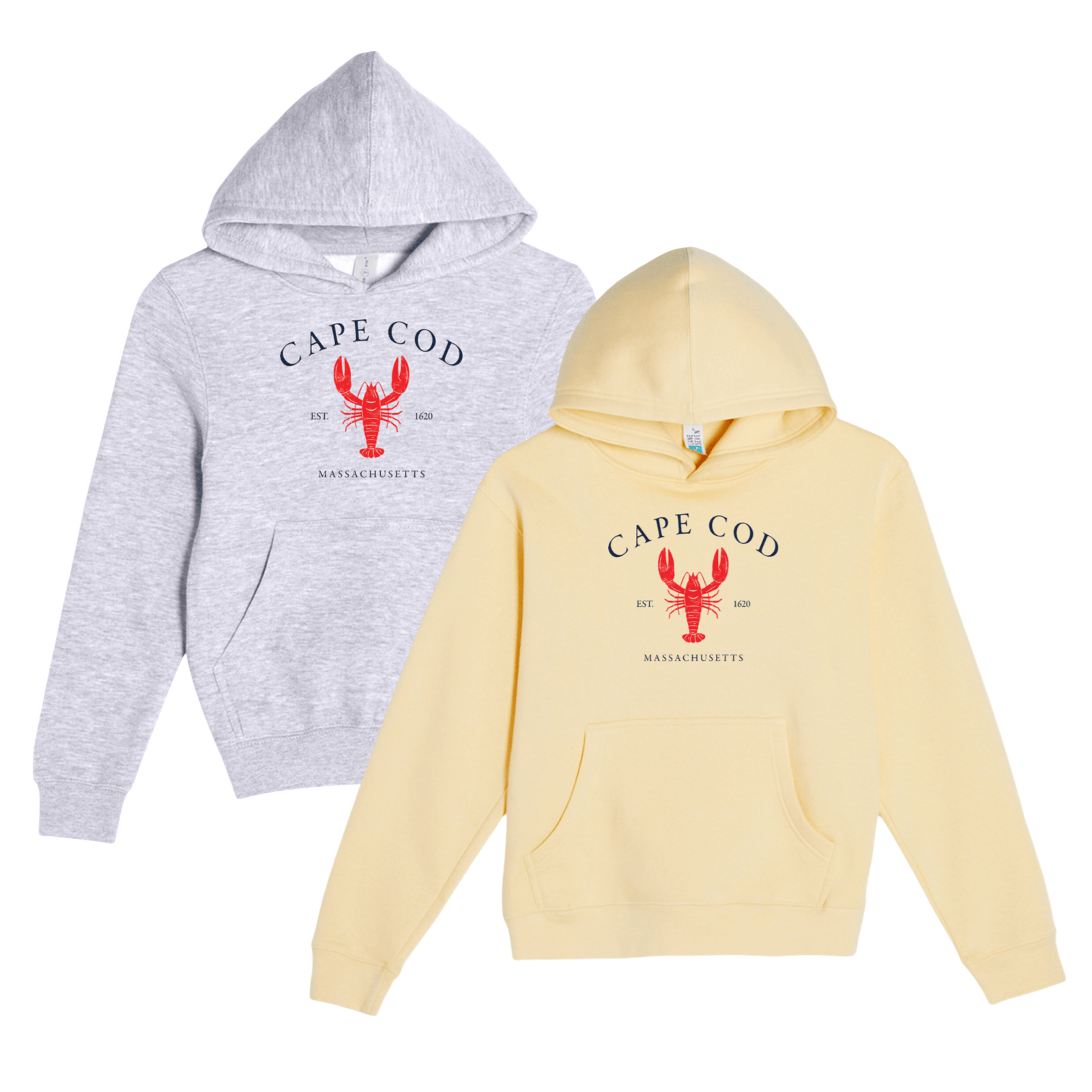 Cape Cod Clothing Company Youth Cape Cod Vintage Lobster Comfort Fleece Hoodie
