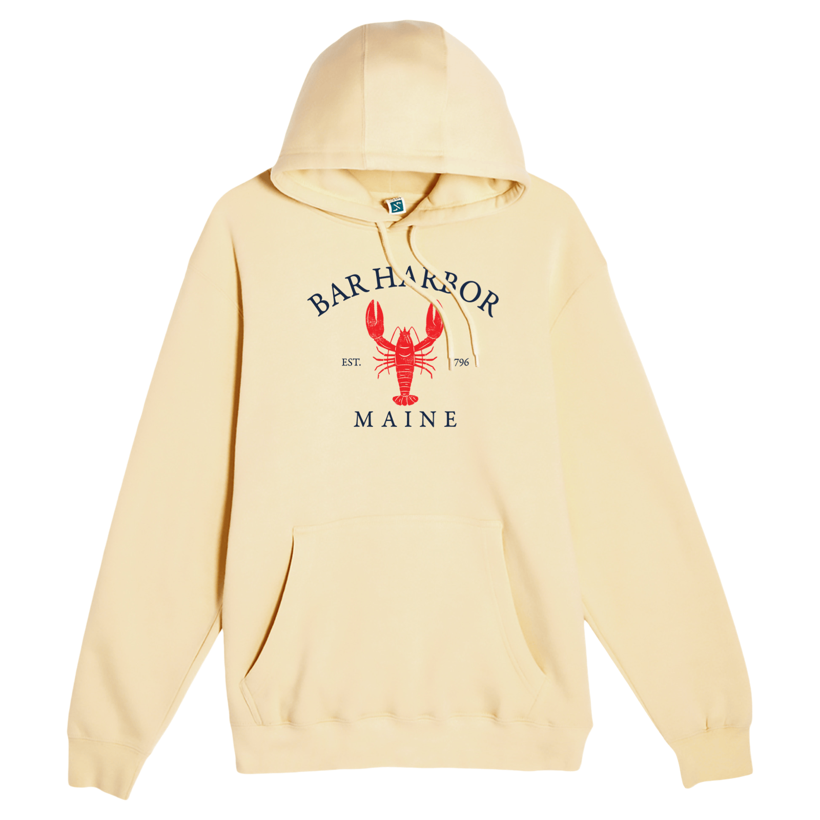 Cape Cod Clothing Company Bar Harbor Vintage Lobster Comfort Fleece Hoodie