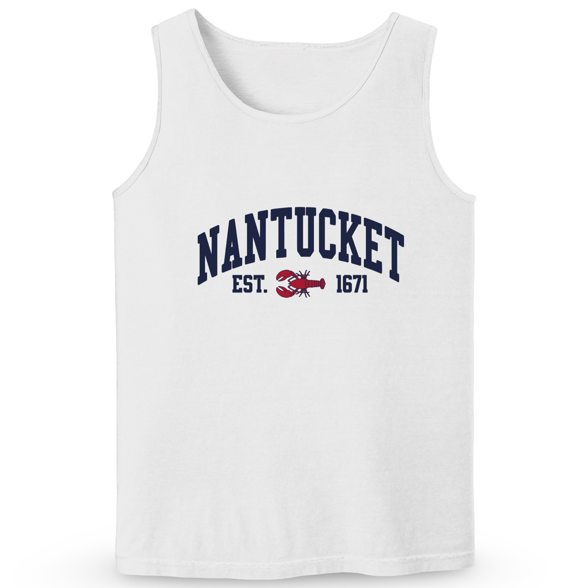 Cape Cod Clothing Company Nantucket Lobster Soft Cotton Tank Top