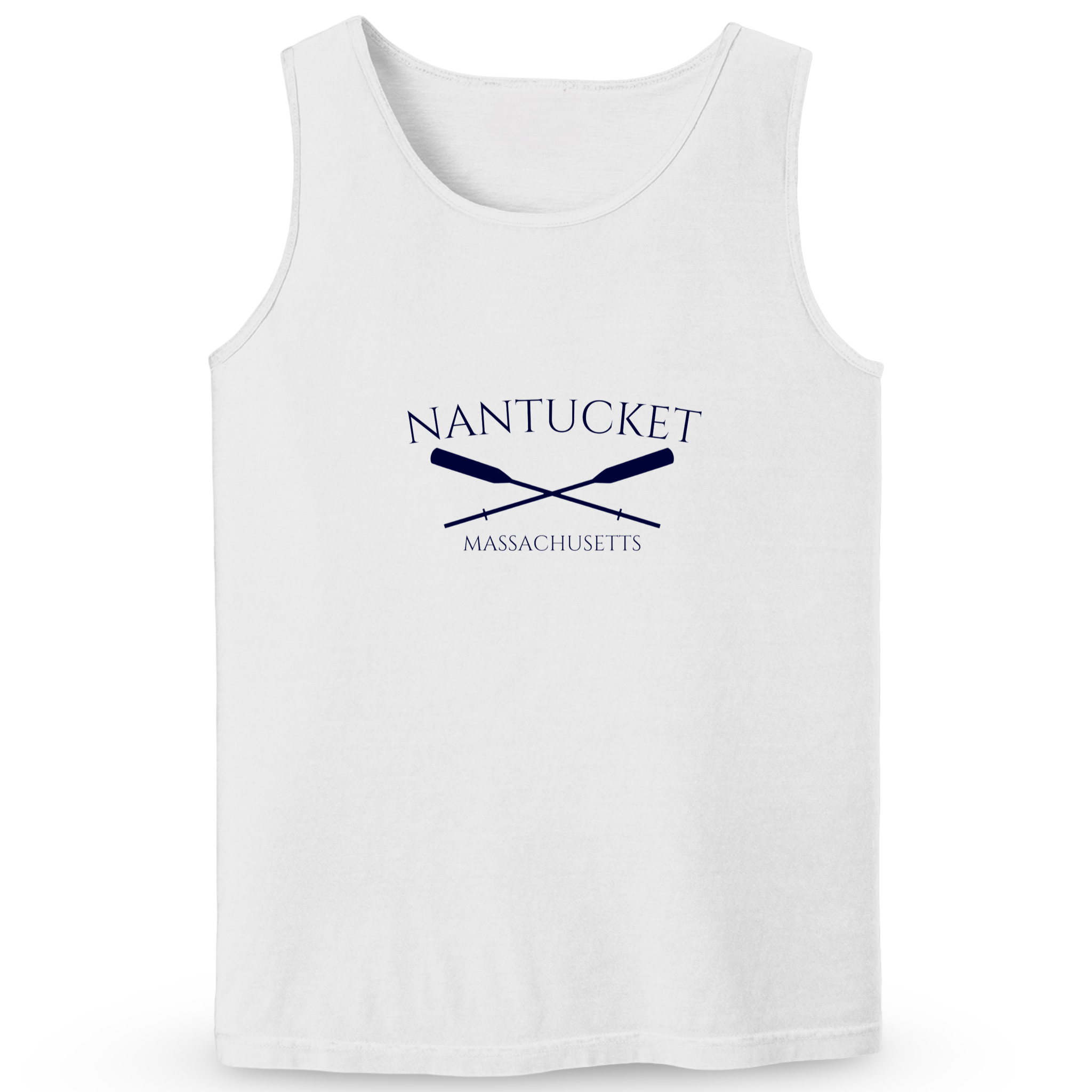 Cape Cod Clothing Company Nantucket Crossed Oar Soft Cotton Tank Top