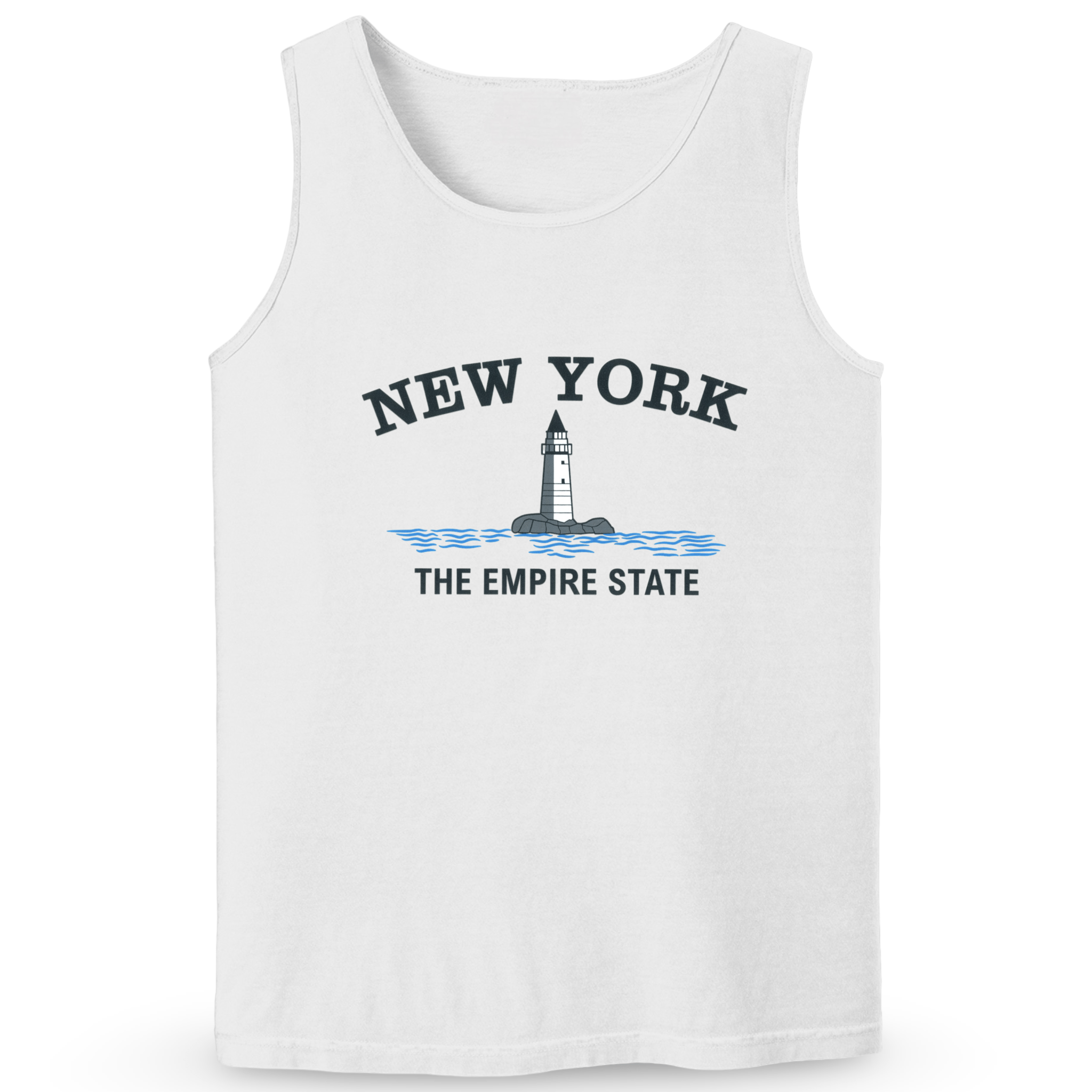 Cape Cod Clothing Company New York Big Lighthouse Soft Cotton Tank Top
