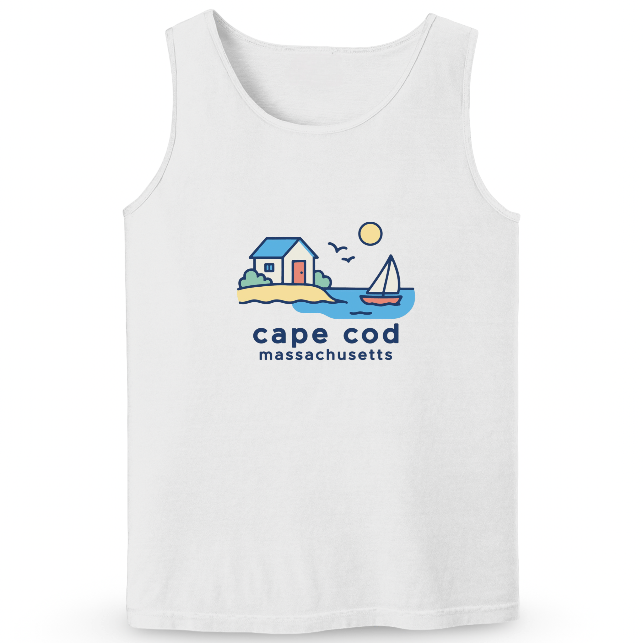 Cape Cod Clothing Company Cape Cod Beach House Soft Cotton Tank Top